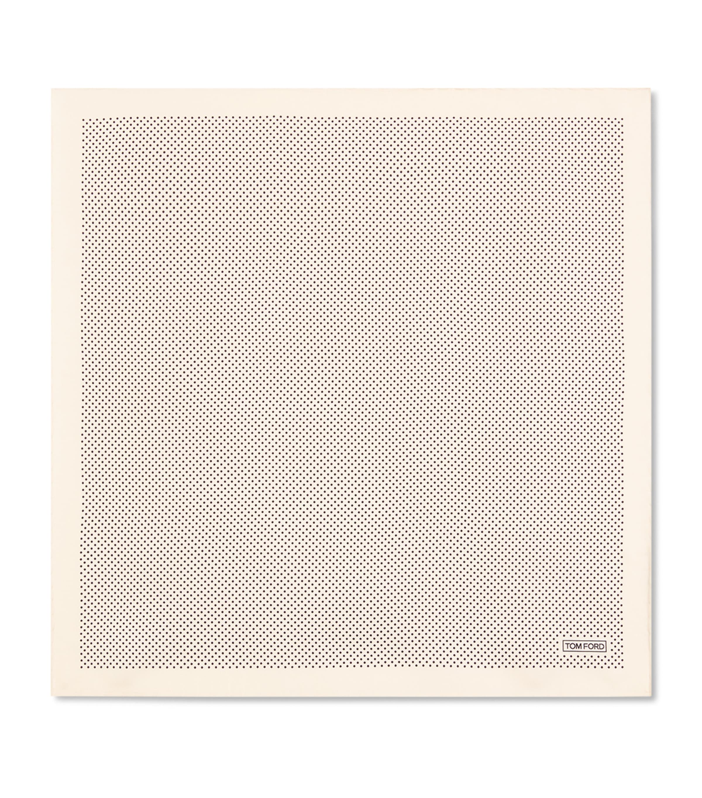 Silk Polka Dot Print Pocket Square