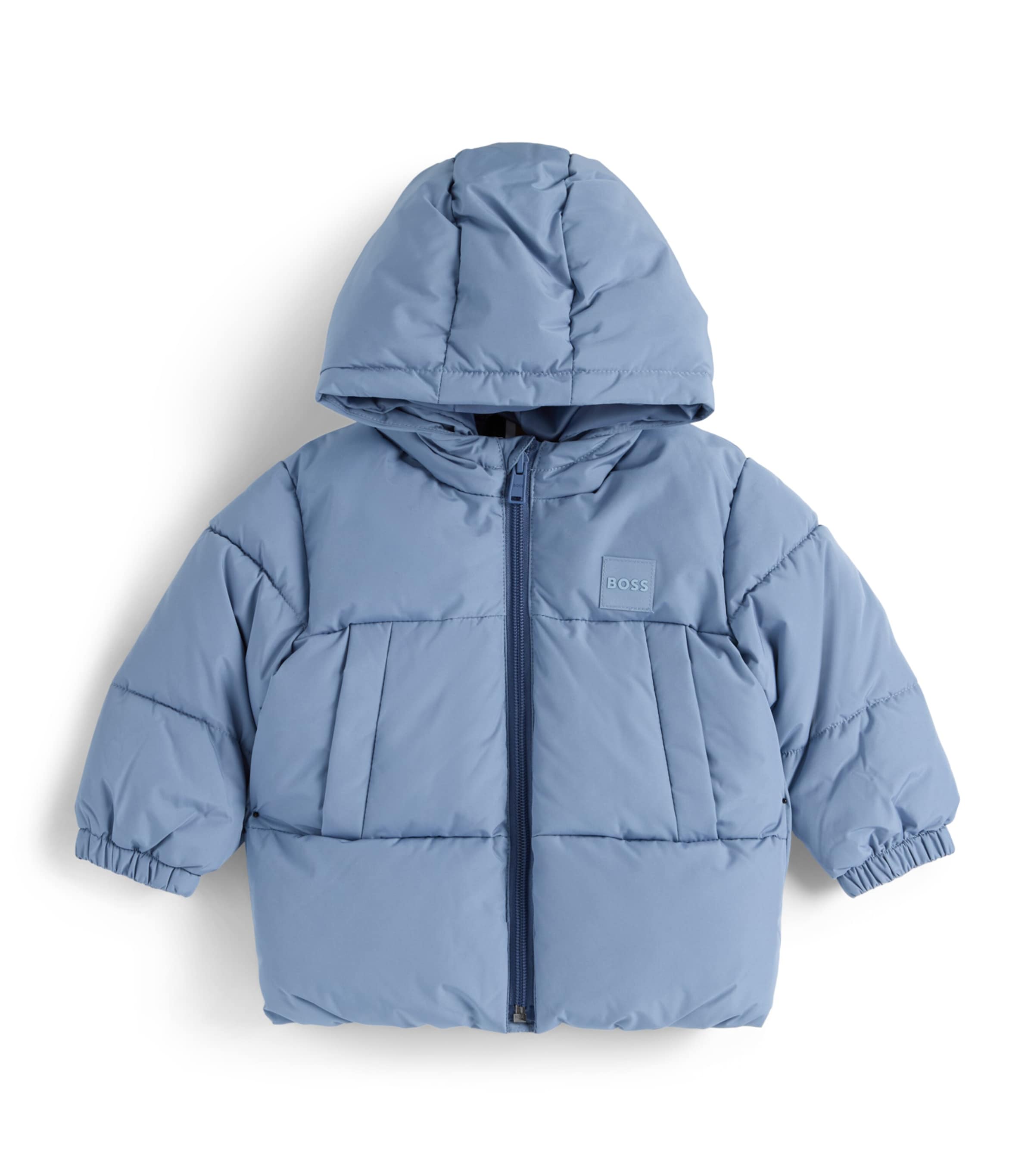 BOSS Kidswear Hooded Puffer Jacket (4-16 Years) Lavender Blue
