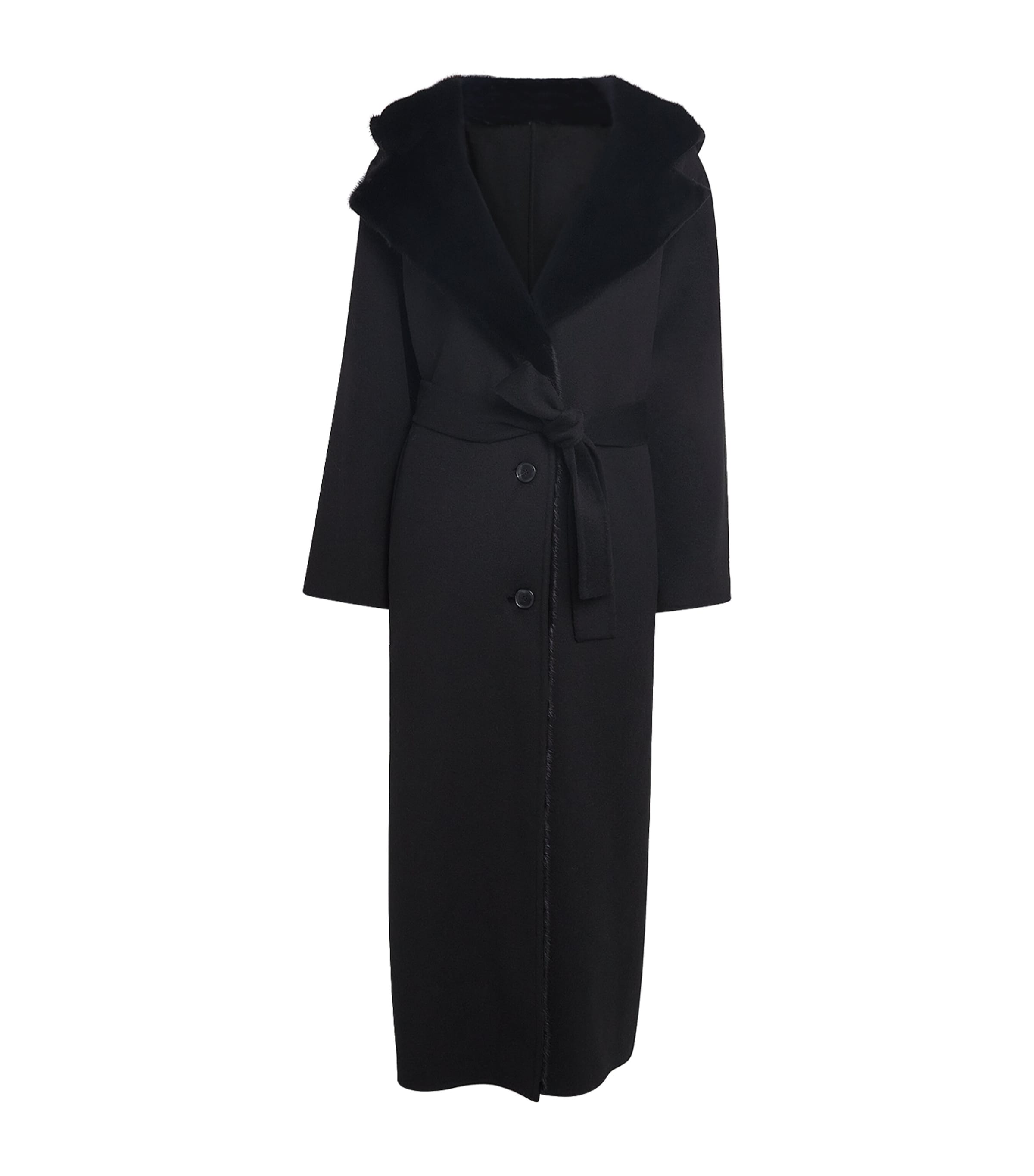 Max Mara Brown Cashmere Lilia Coat | Harrods US