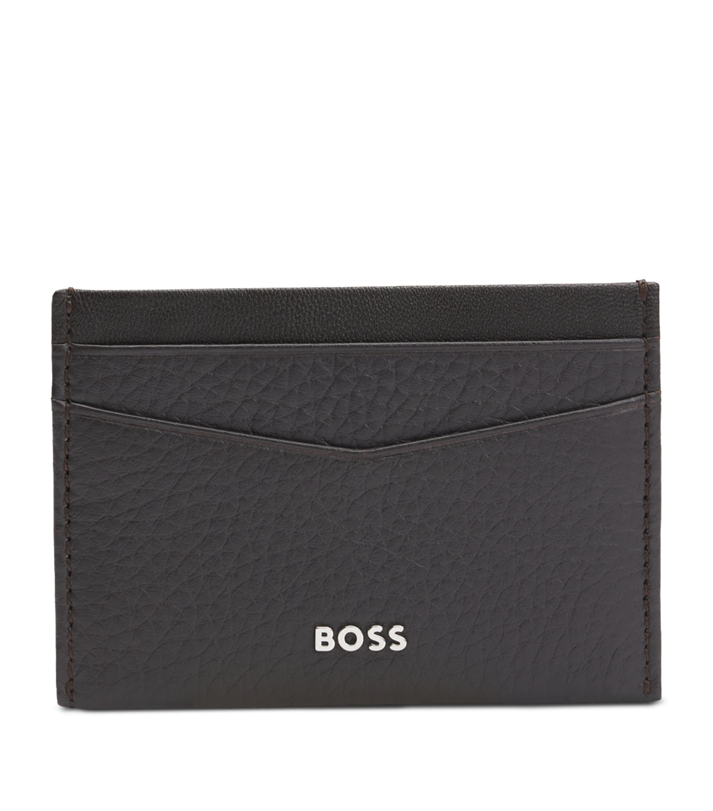 AMI Paris Grained Leather Paris Card Holder | Harrods UK