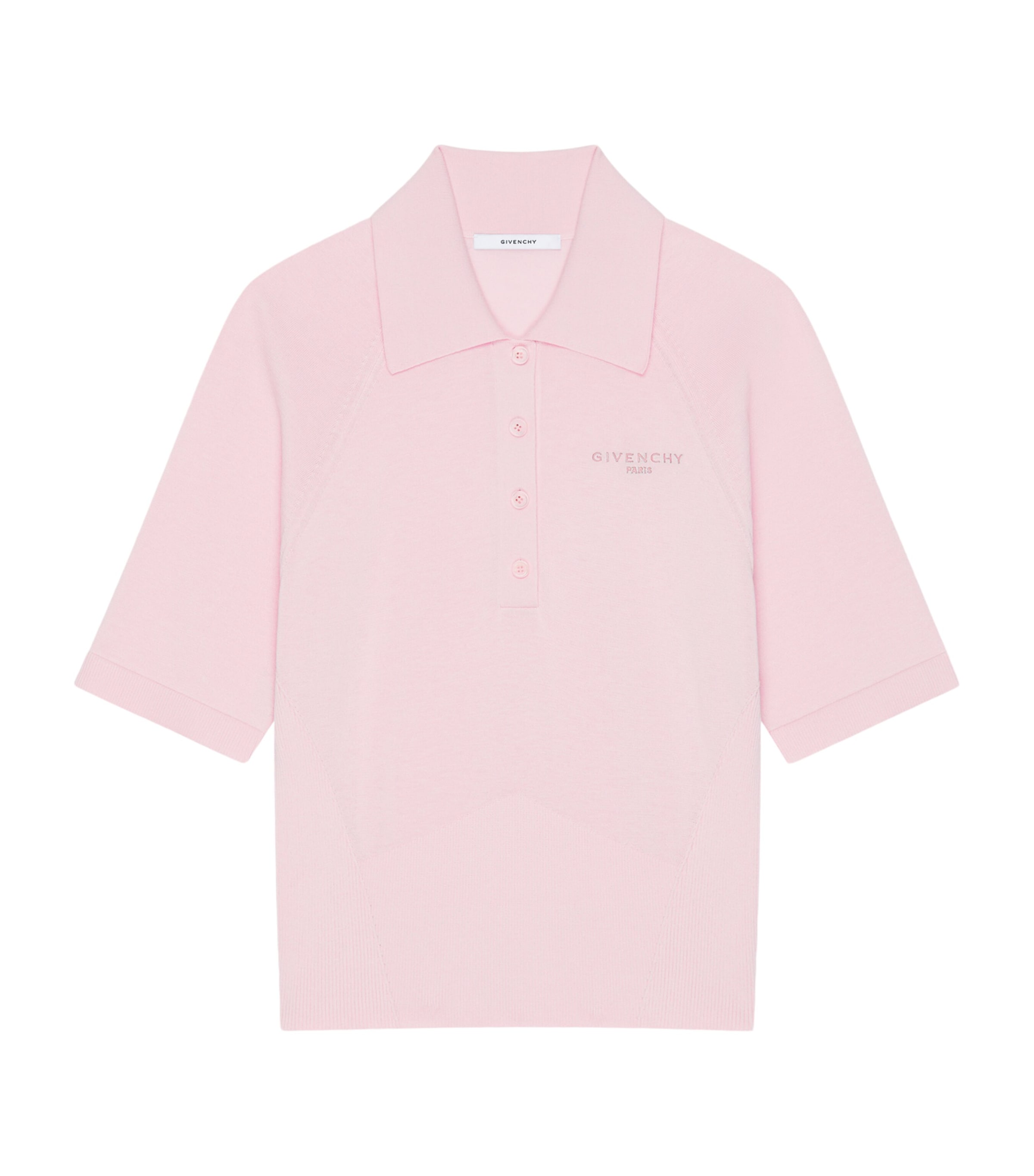 Givenchy Womens Cotton-Silk Polo Shirt