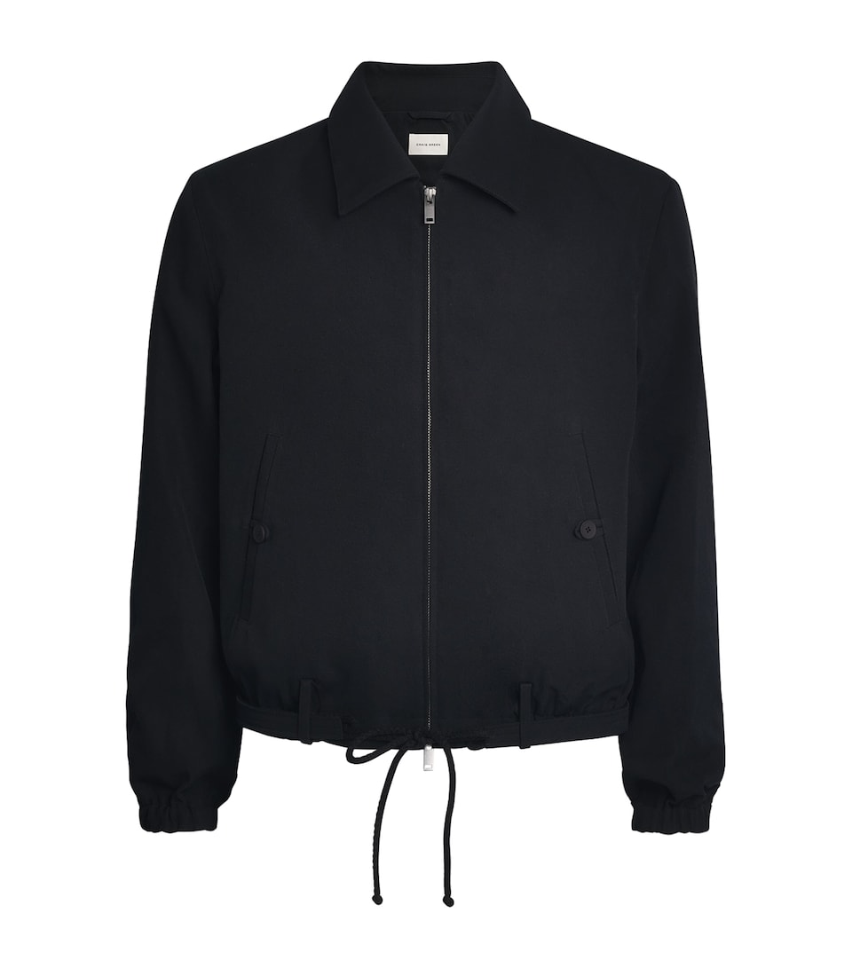 Craig Green Mens Wool Twill Utility Jacket Black