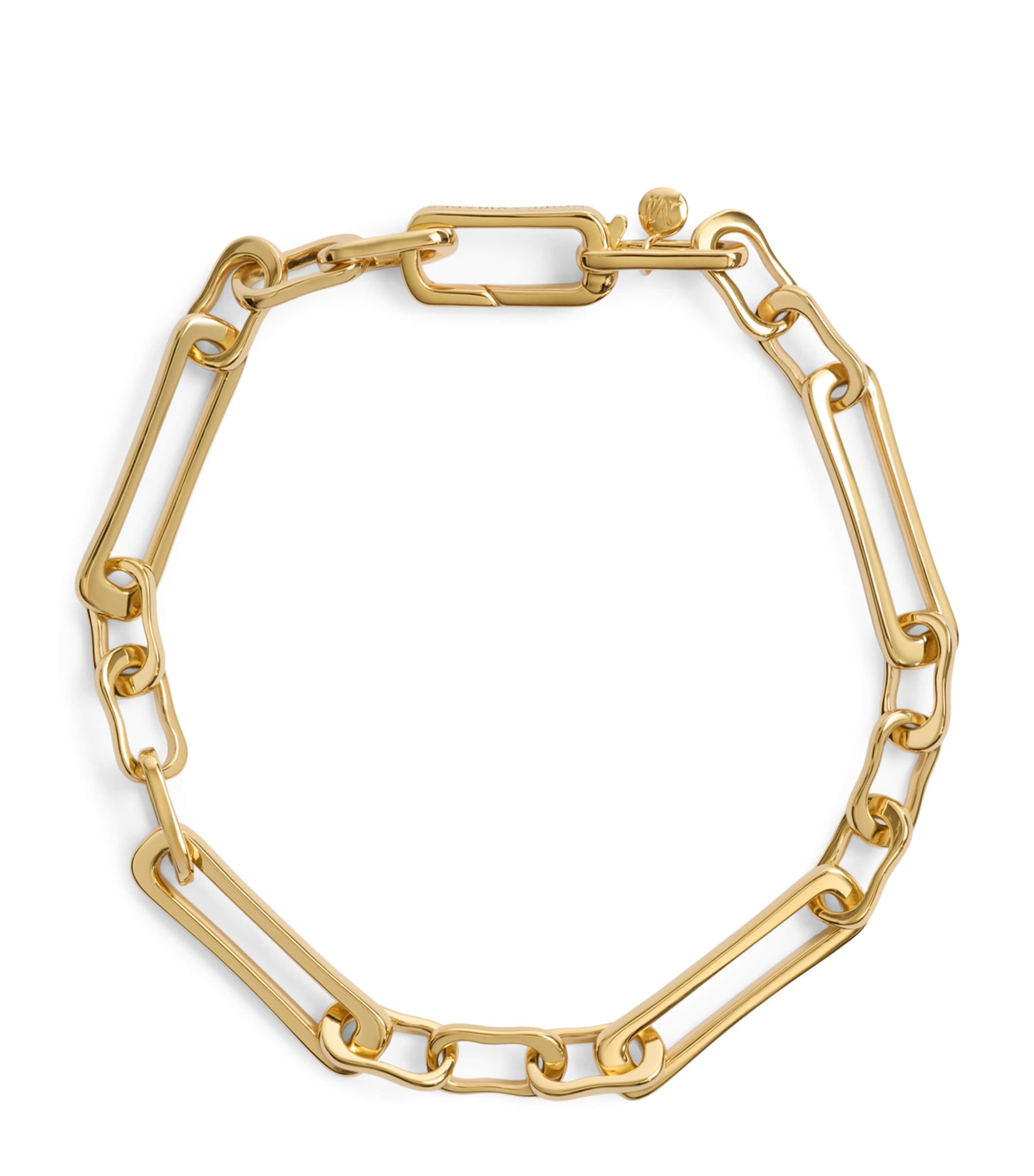 Monica Vinader Gold Vermeil Alta Duo Bracelet Gold
