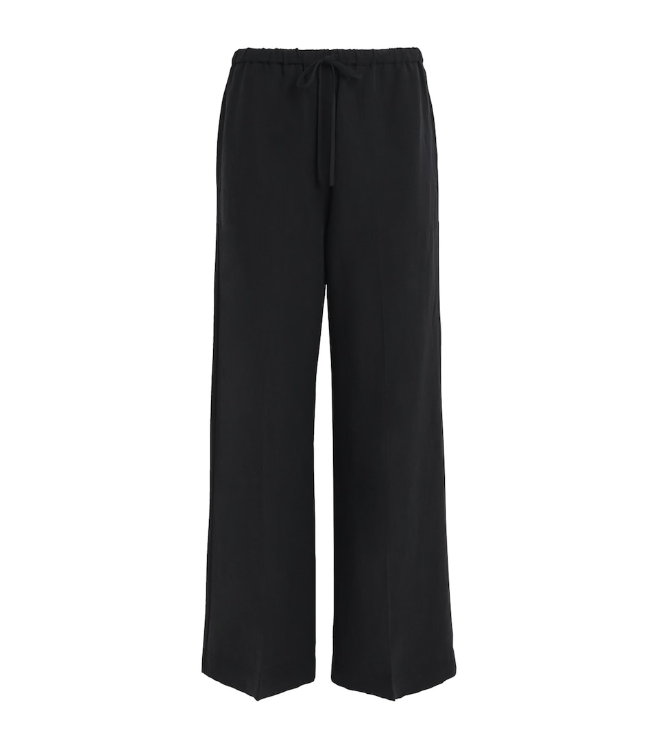 Drawstring Fluid Trousers