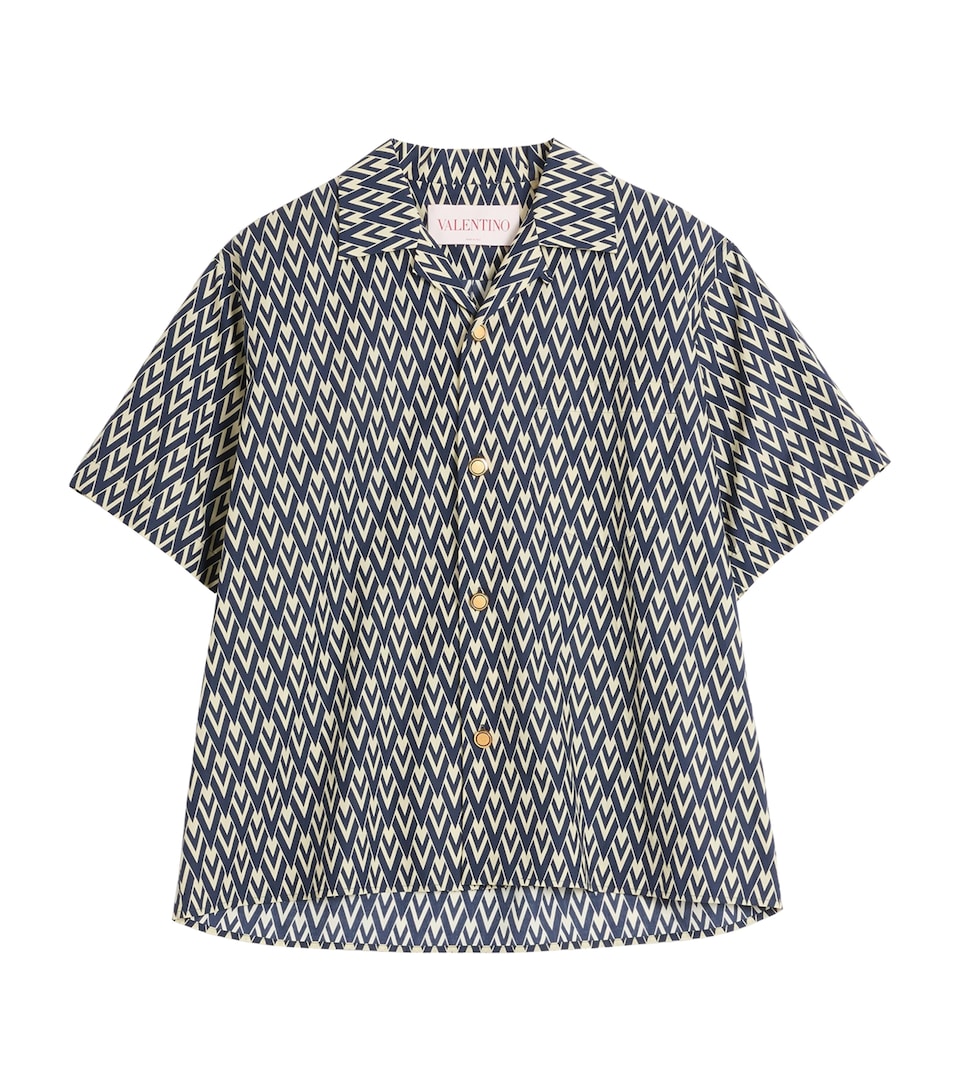 Cotton Lace-Trim Shirt