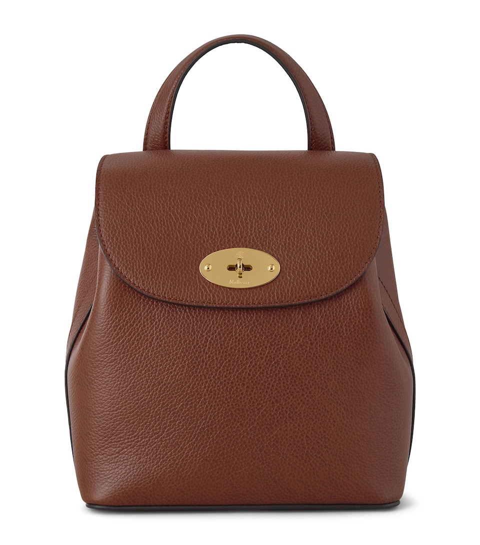Mulberry Mini Grained Leather Bayswater Backpack Oak