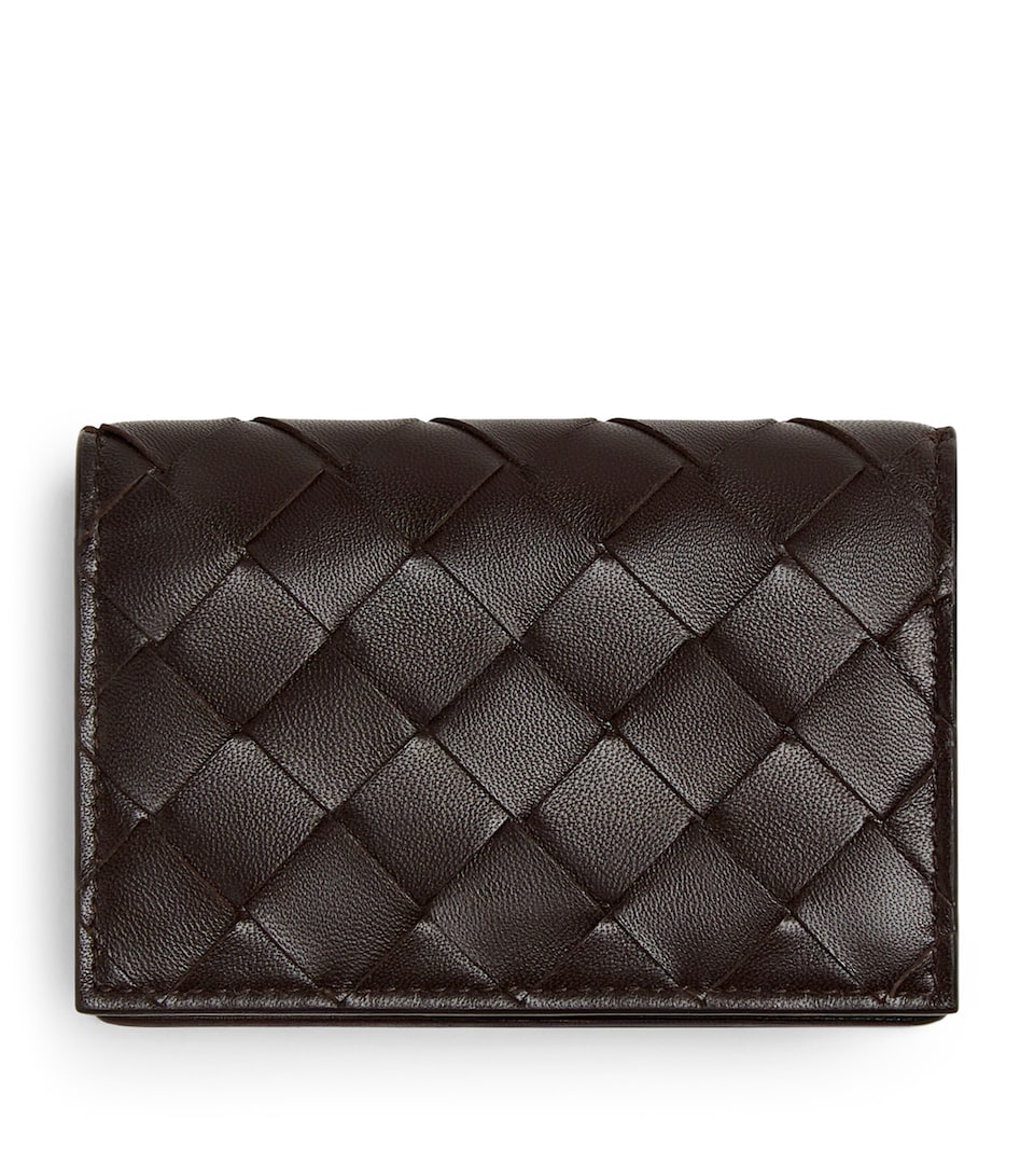 Nappa Intrecciato Business Card Holder