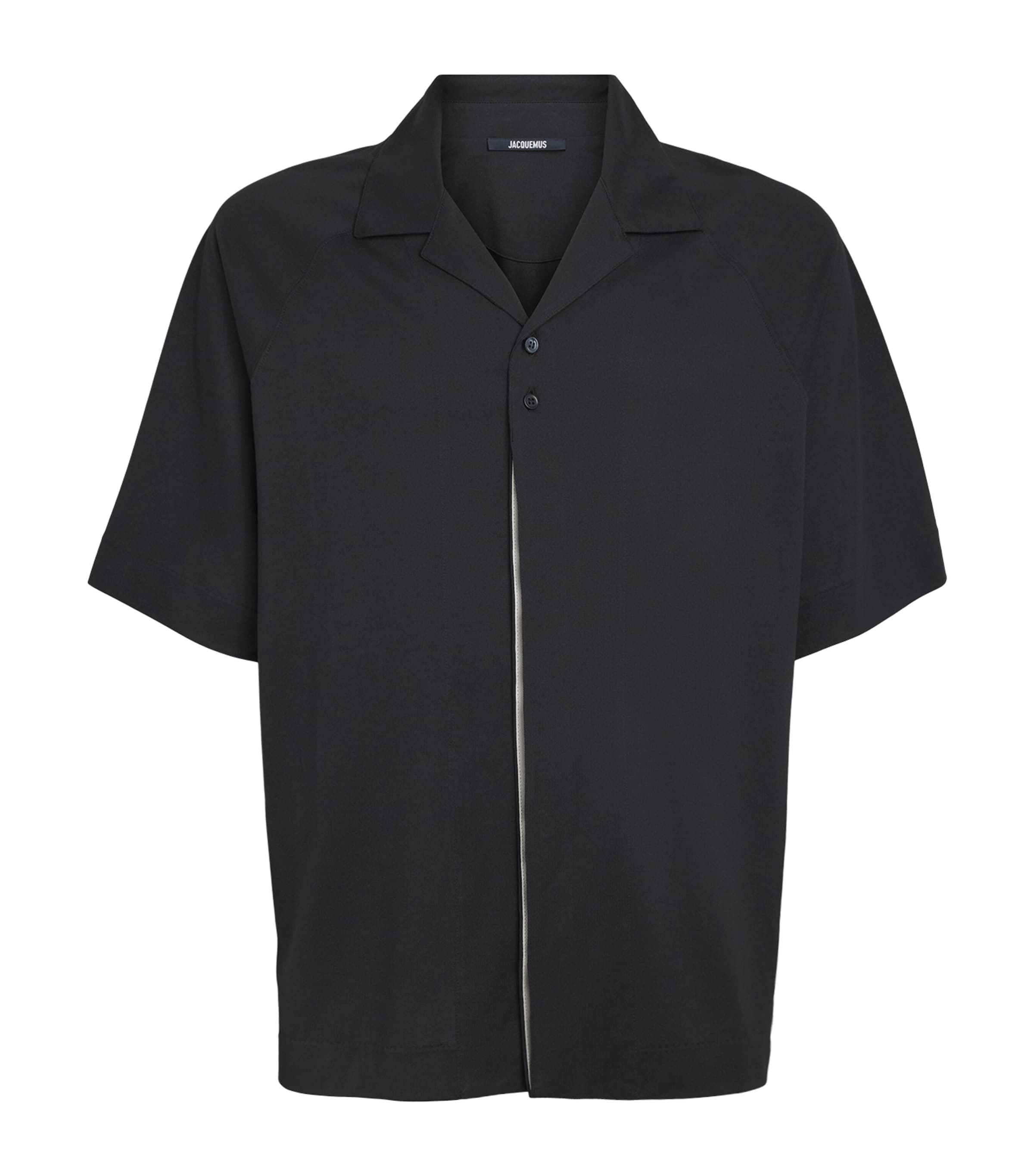 Jacquemus Mens Cotton Jean Atelier Shirt Black
