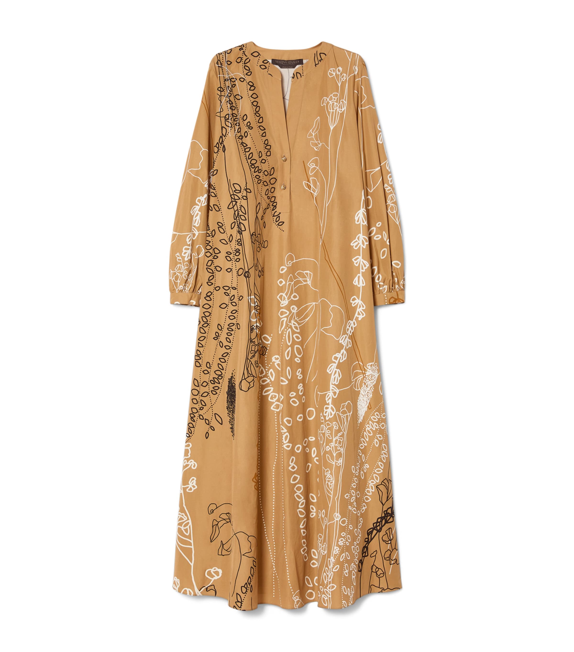 Cotton Printed Maxi Dress