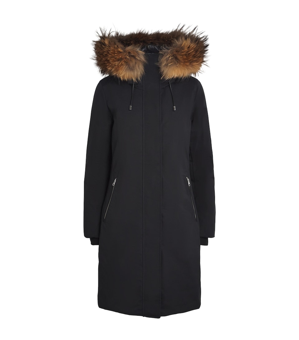 Down Fox Fur-Trim Shiloh-F Coat
