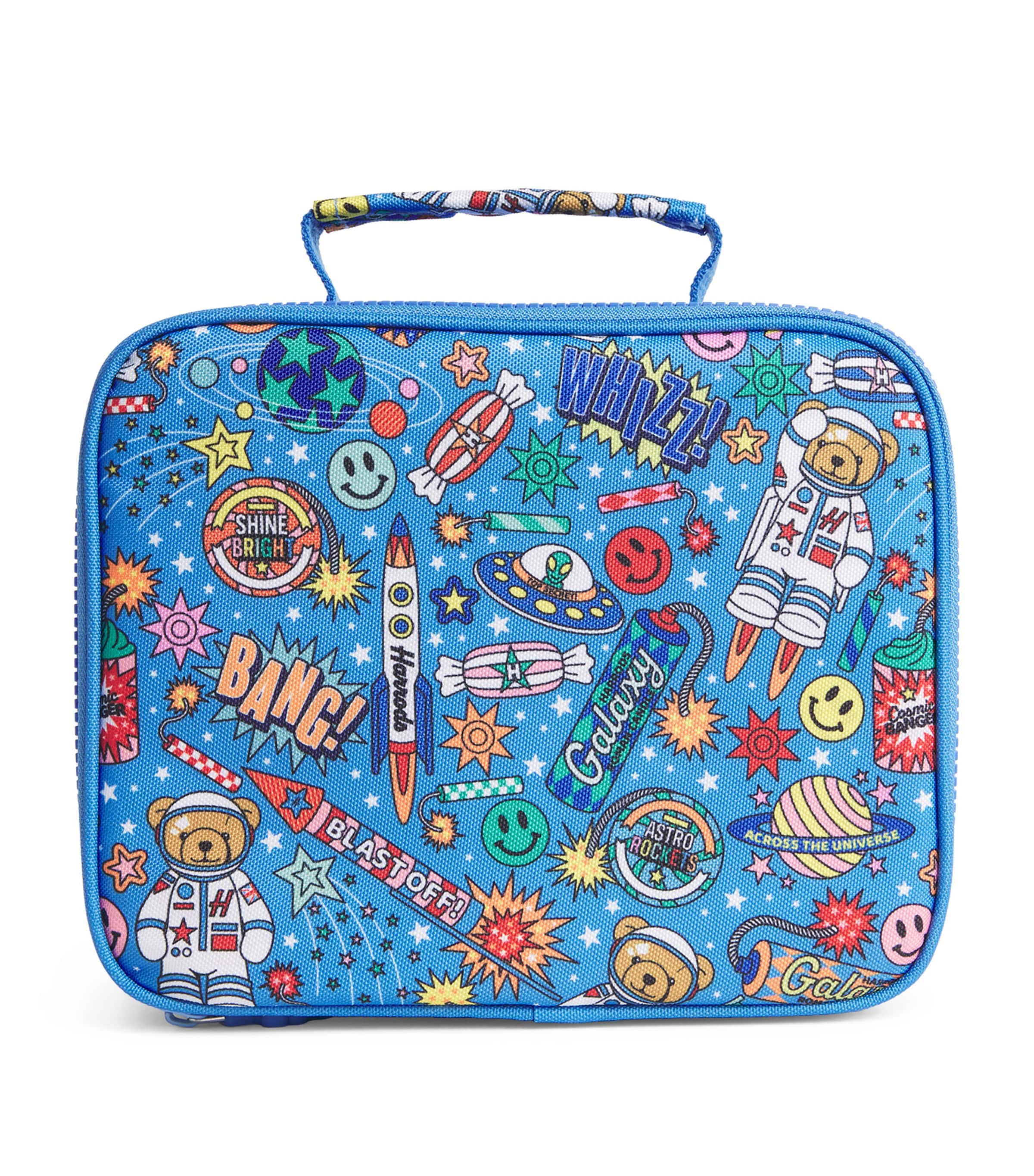 Harrods Pop Rocket Lunch Box Blue