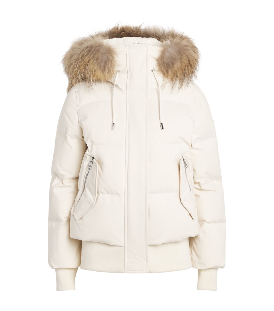 Mackage Womens Down Nefi-FZ Jacket Cream