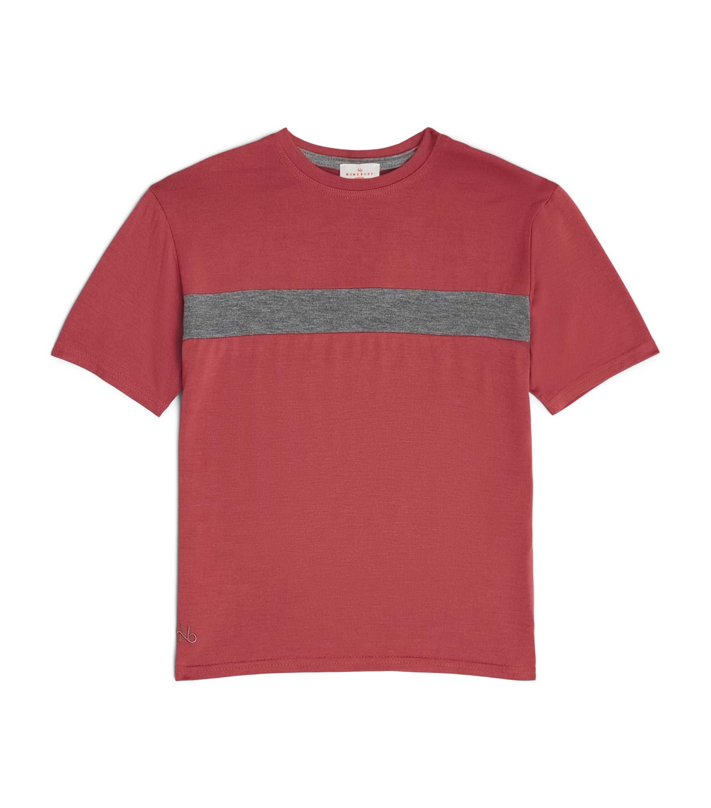 Homebody Kids Jersey Stripe T-Shirt (4-16 Years) Raw Clay