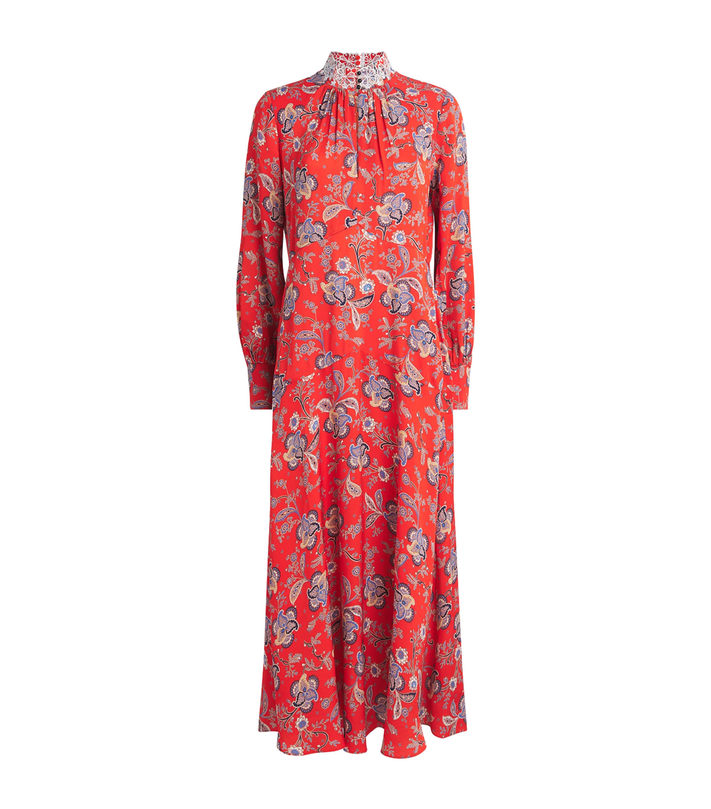 Paisley Print Maxi Dress