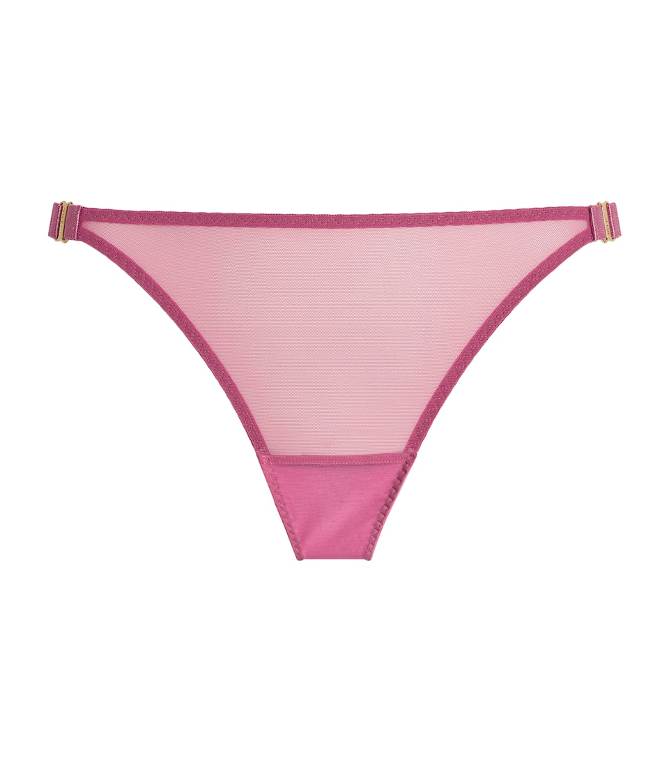 Bordelle Womens Zenna Briefs Raspberry