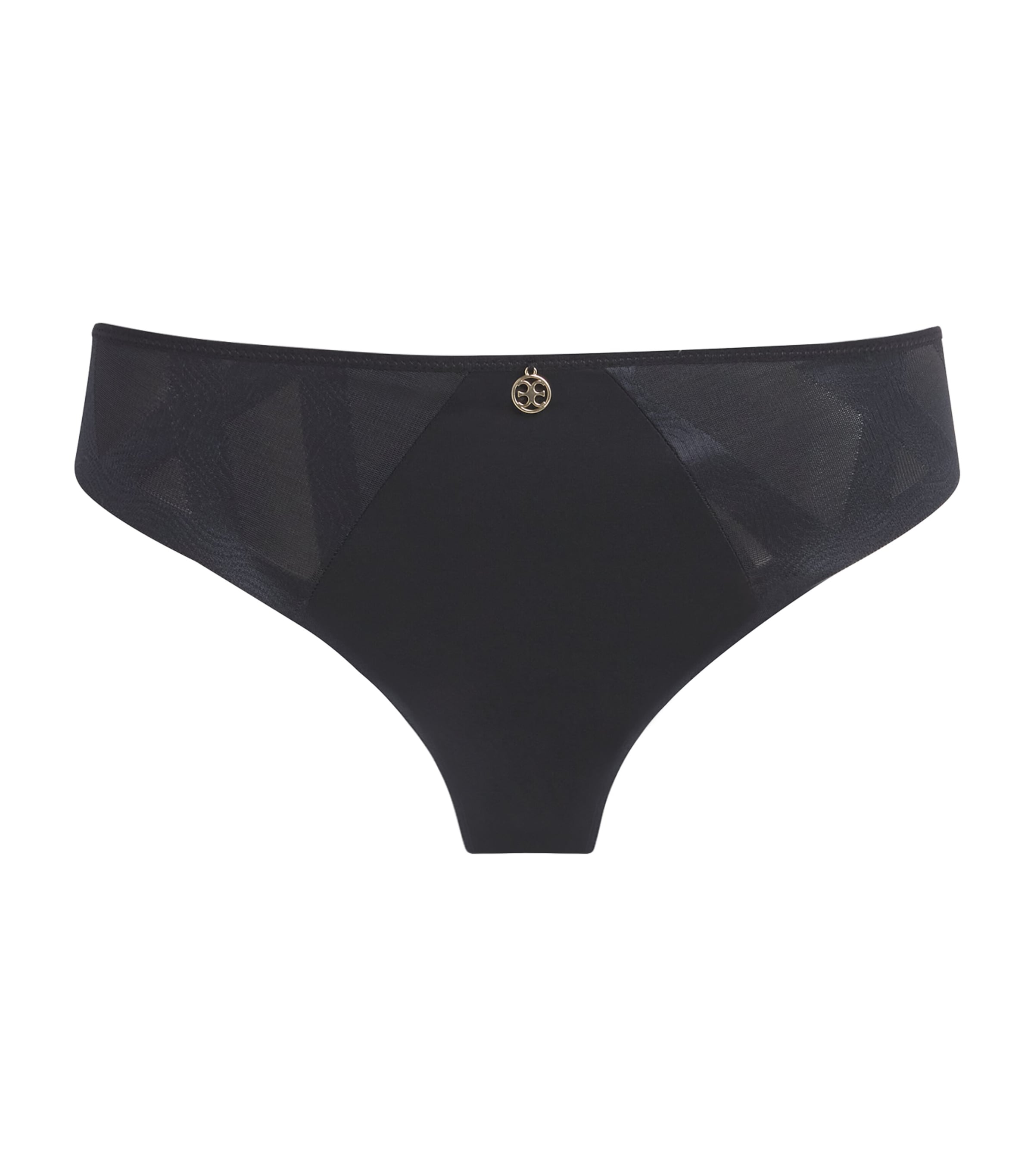 Chantelle Womens Glaze Tanga Briefs Black