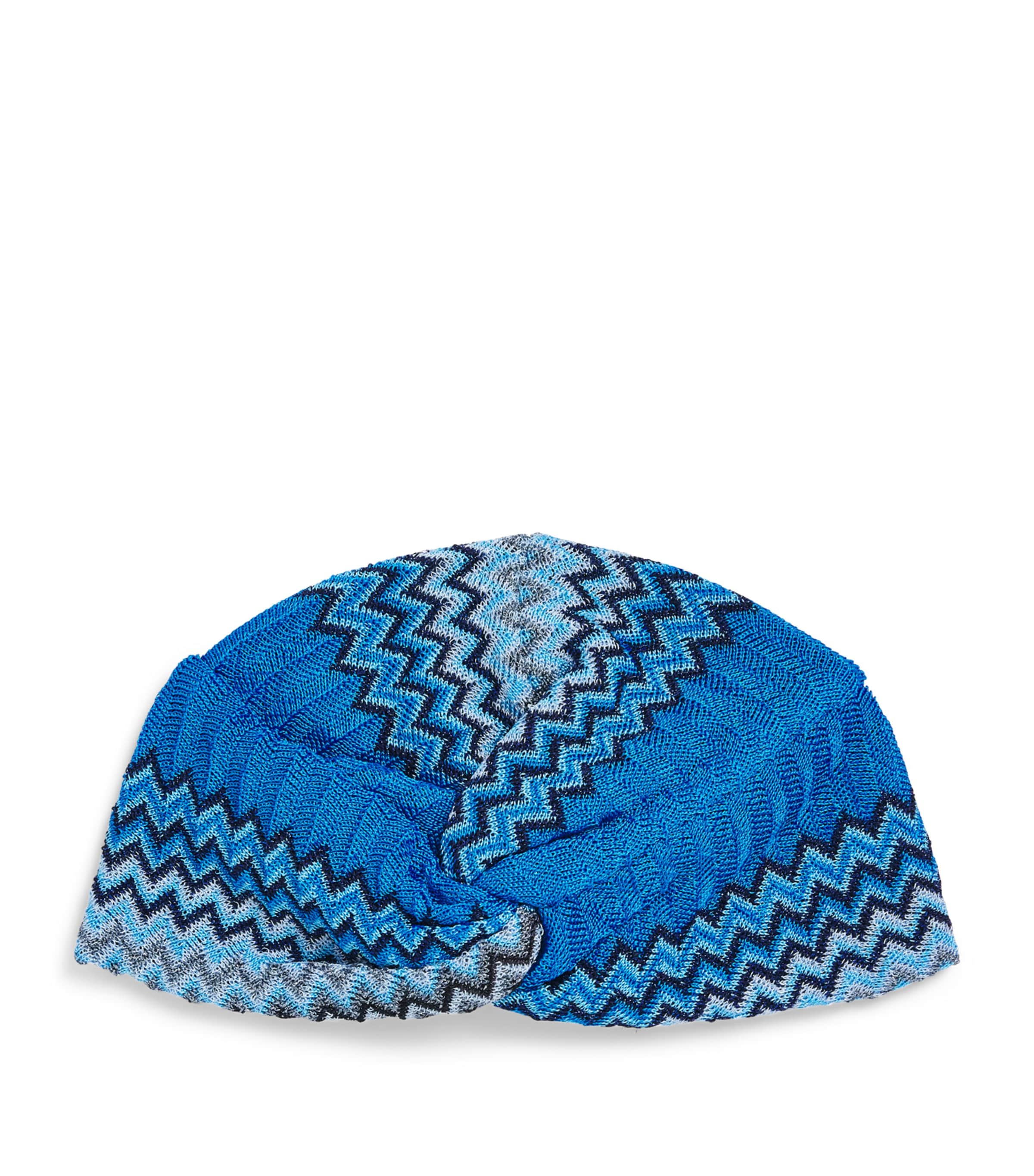 Missoni Knot-Front Zigzag Turban