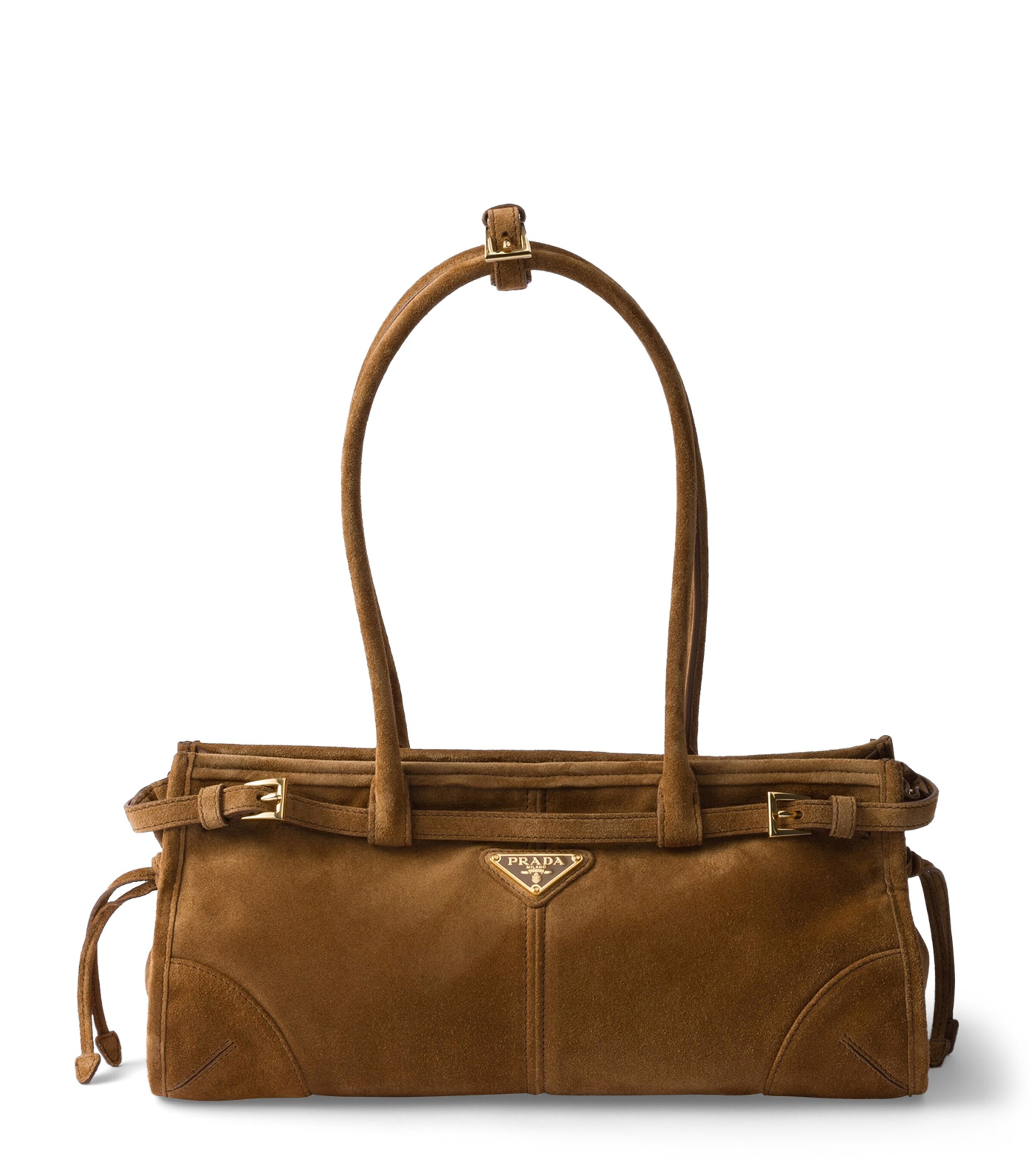 Medium Suede Bonnie Shoulder Bag