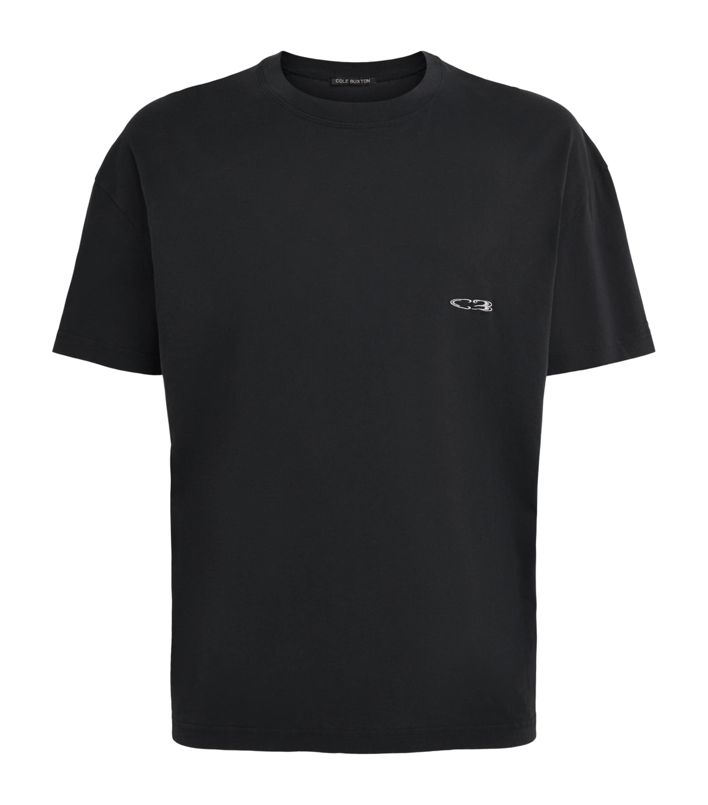 Cole Buxton Mens Cotton Surf T-Shirt Vintage Black