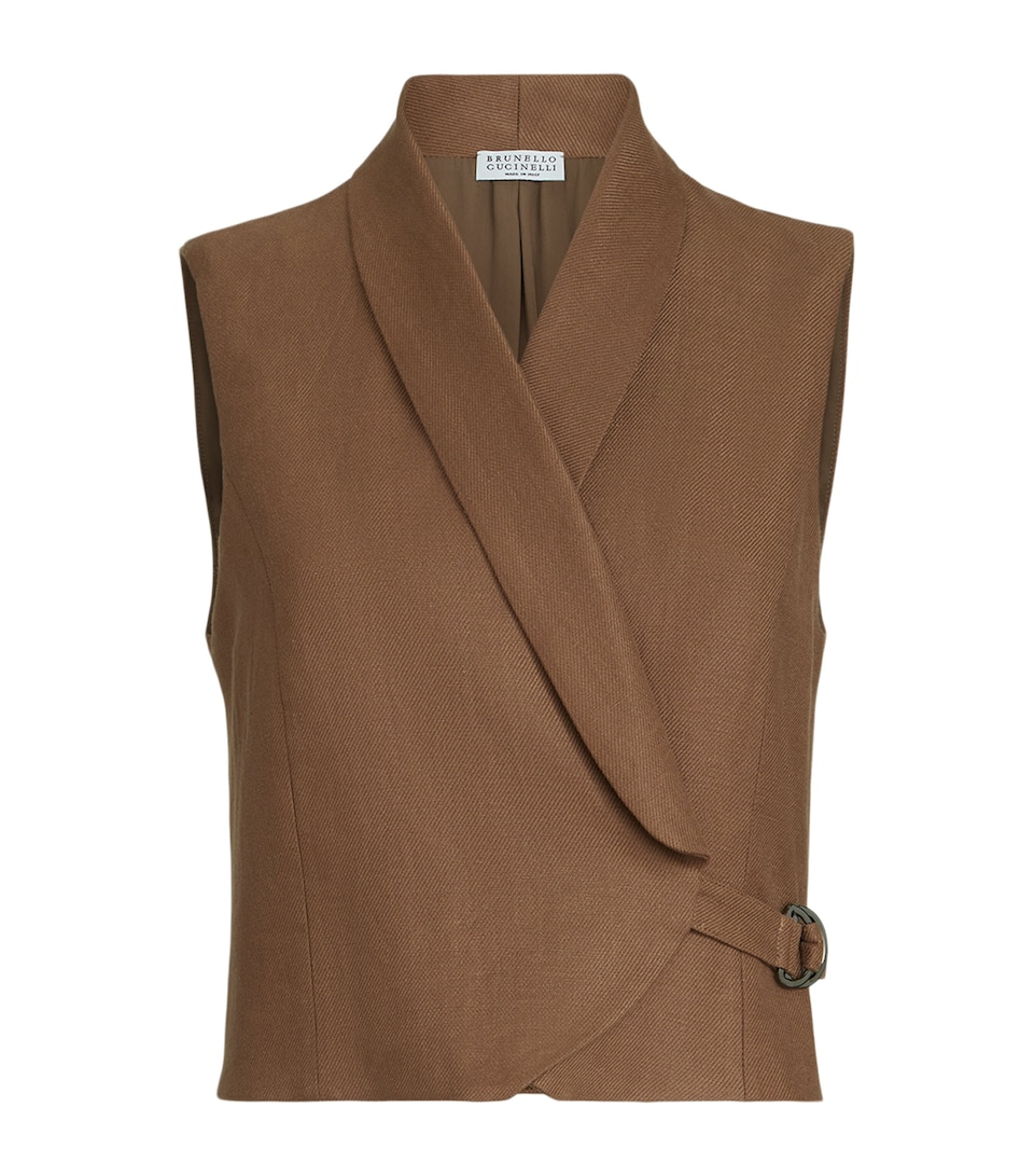 Linen Shawl-Lapel Waistcoat