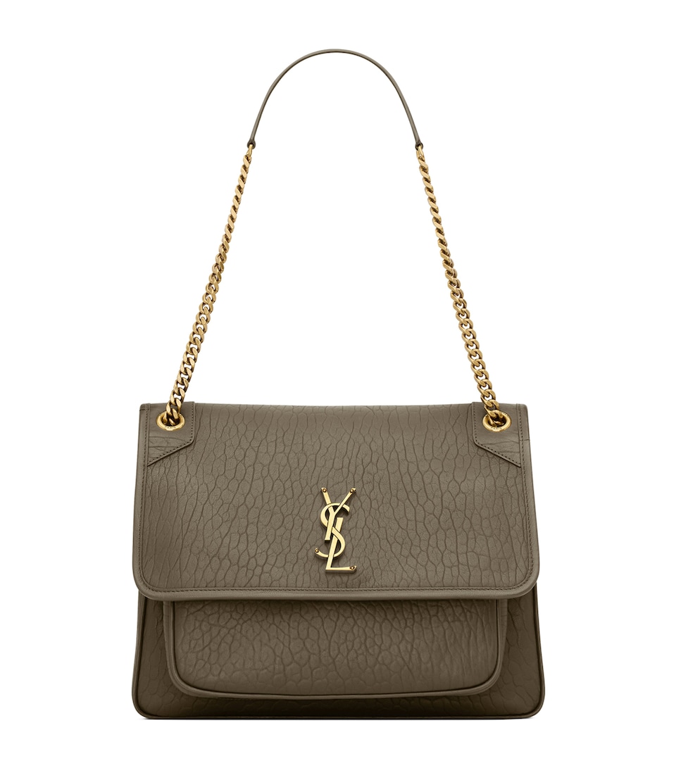 Large Lambskin Niki Flap Bag