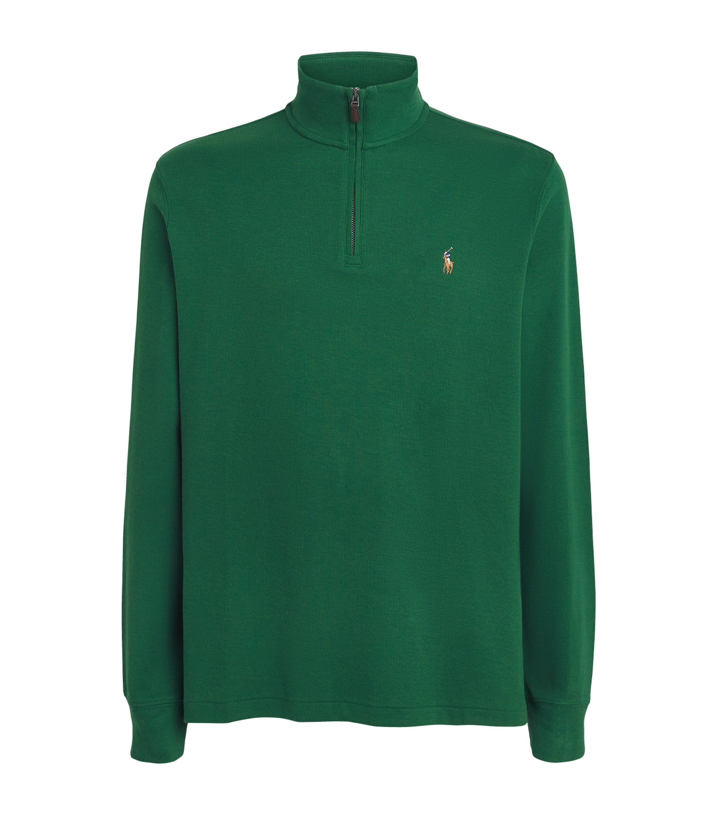 Polo Ralph Lauren Mens Cotton Half-Zip Sweatshirt New Forest
