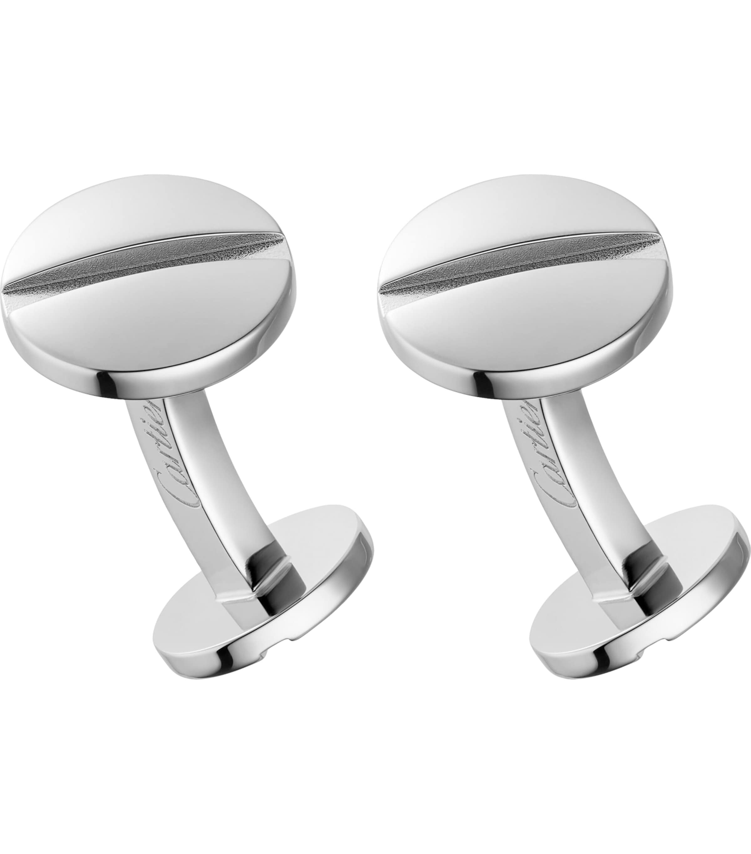 Sterling Silver Santos de Cartier Cufflinks