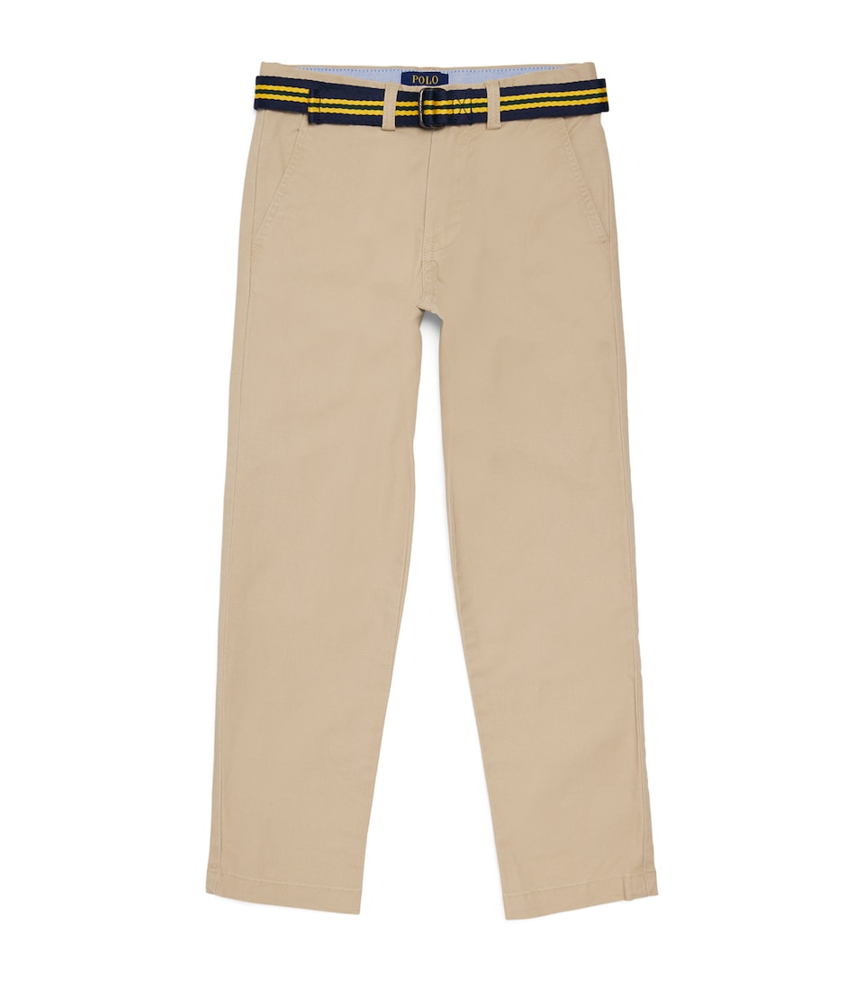 Stretch-Cotton Belted Bedford Trousers (8-16 Years)