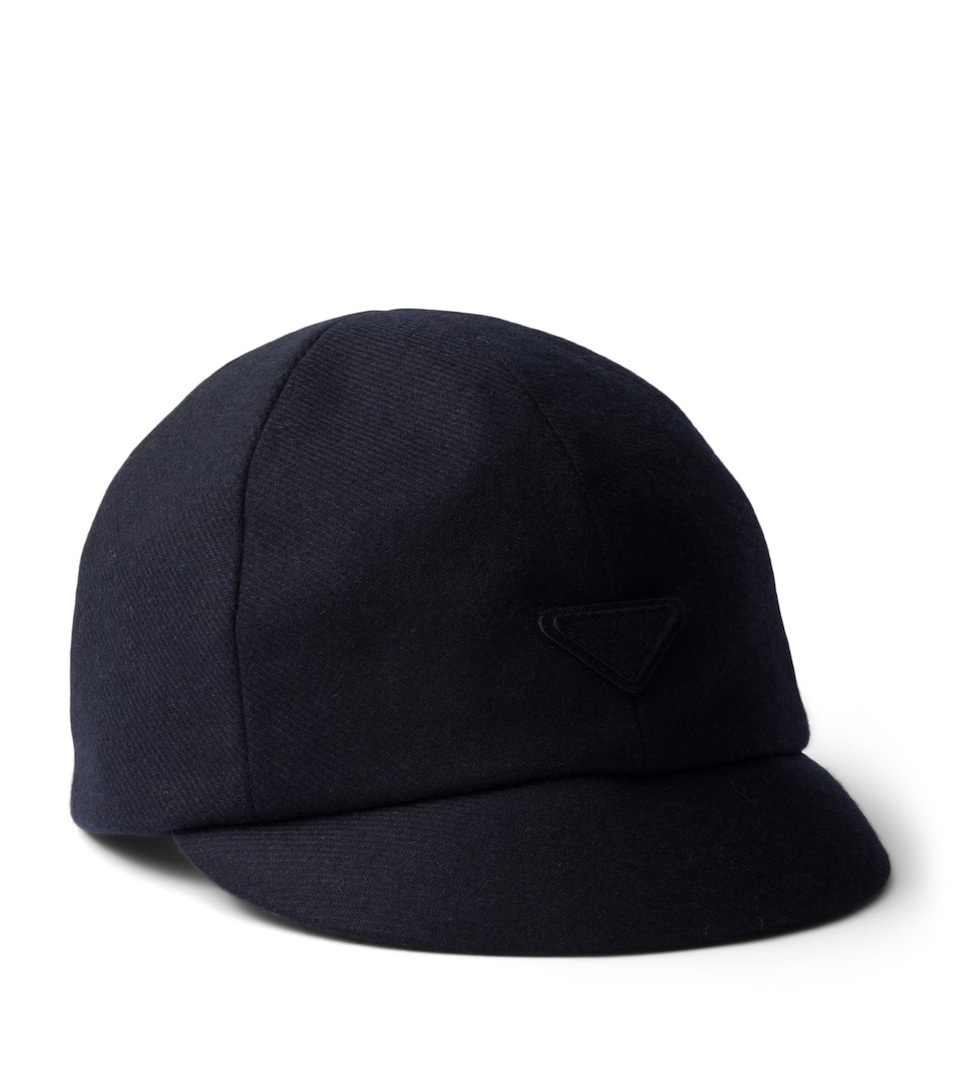 Prada Re-Wool Cap Blue