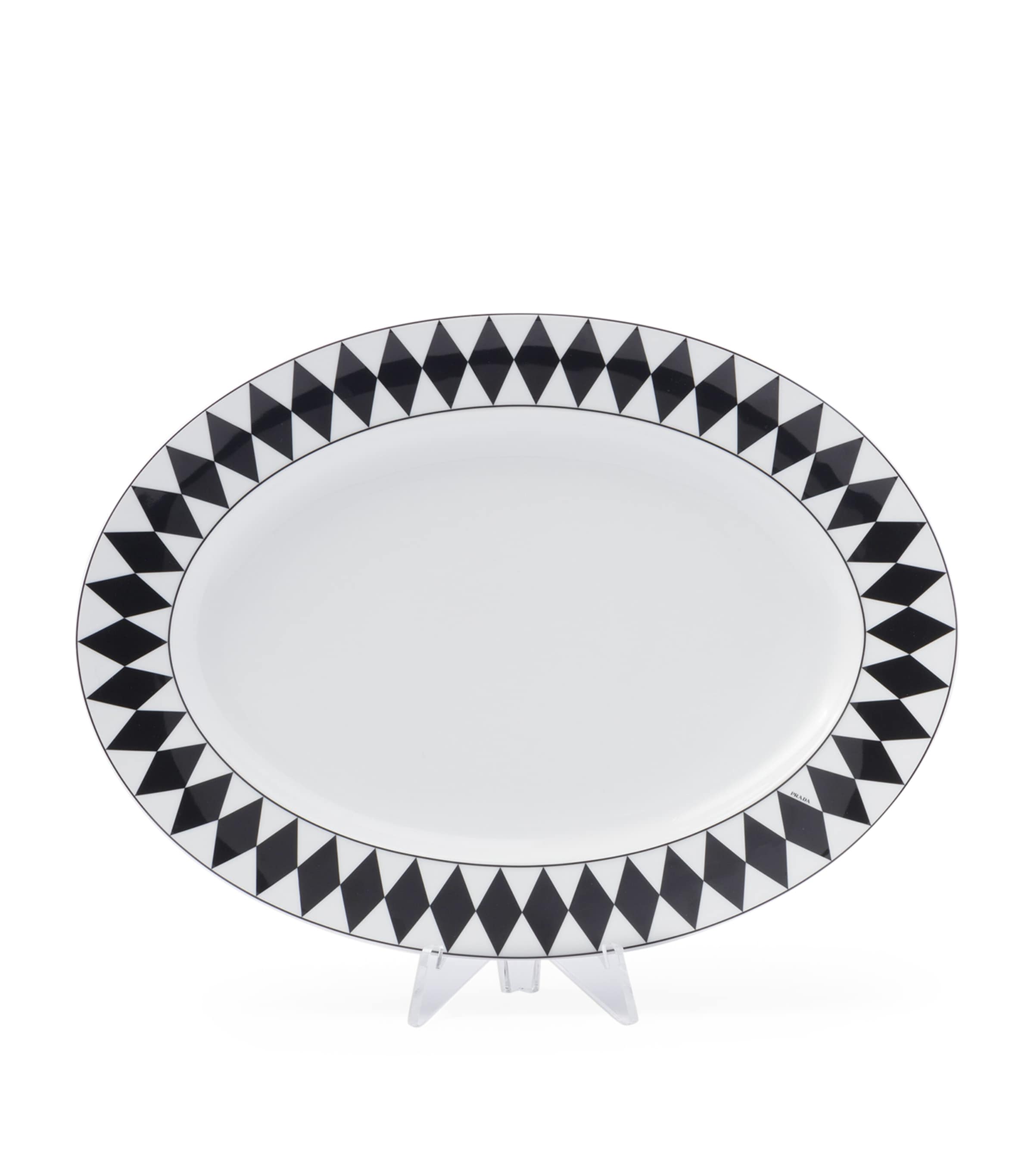 Chequerboard Serving Plate (40cm)