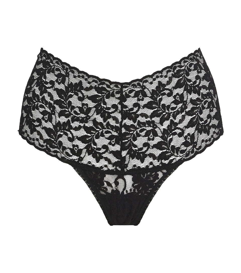 Lace Retro High-Rise Thong
