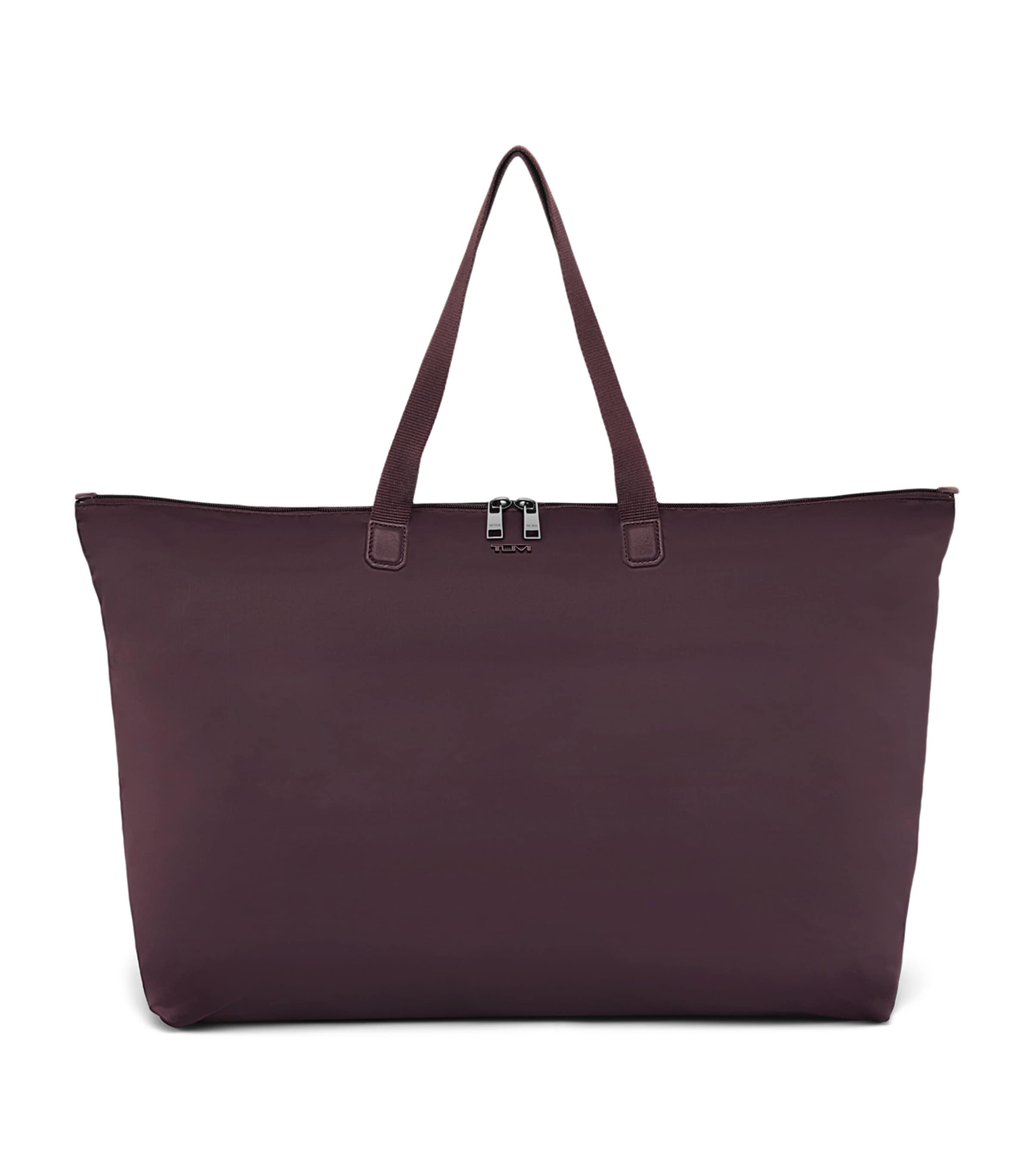 Tumi Nylon Just In Case Tote Bag Rosewood