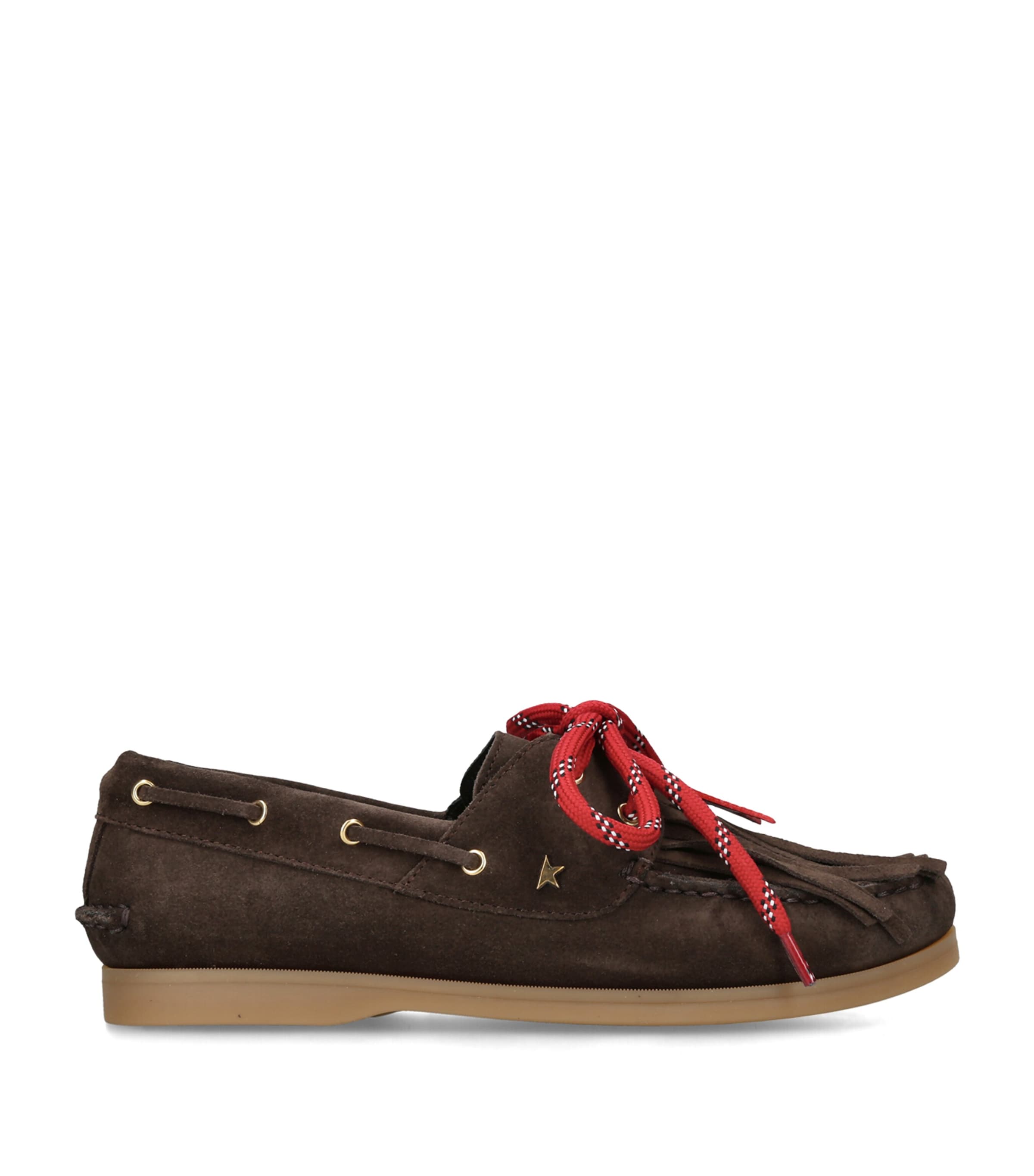 Golden Goose Suede Cruise Loafers Dark Brown