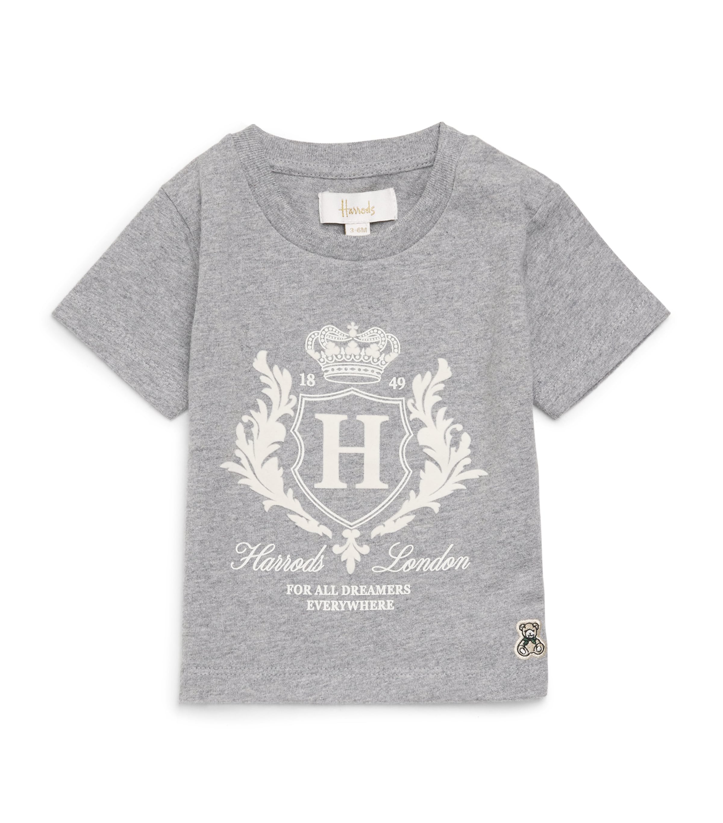 Cotton Jersey Flocked Logo T-Shirt (0-18 Months)