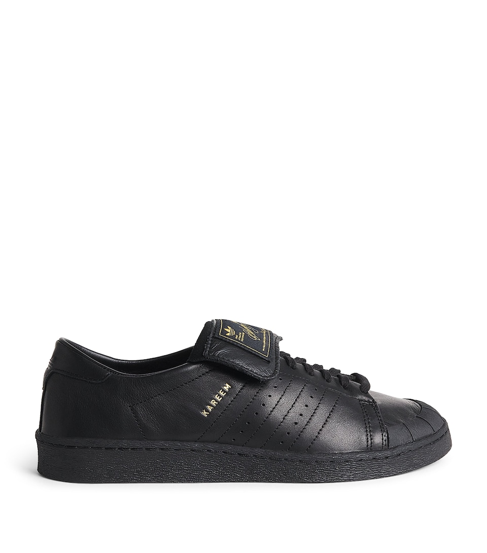 x adidas Leather Jabbar Low Sneakers