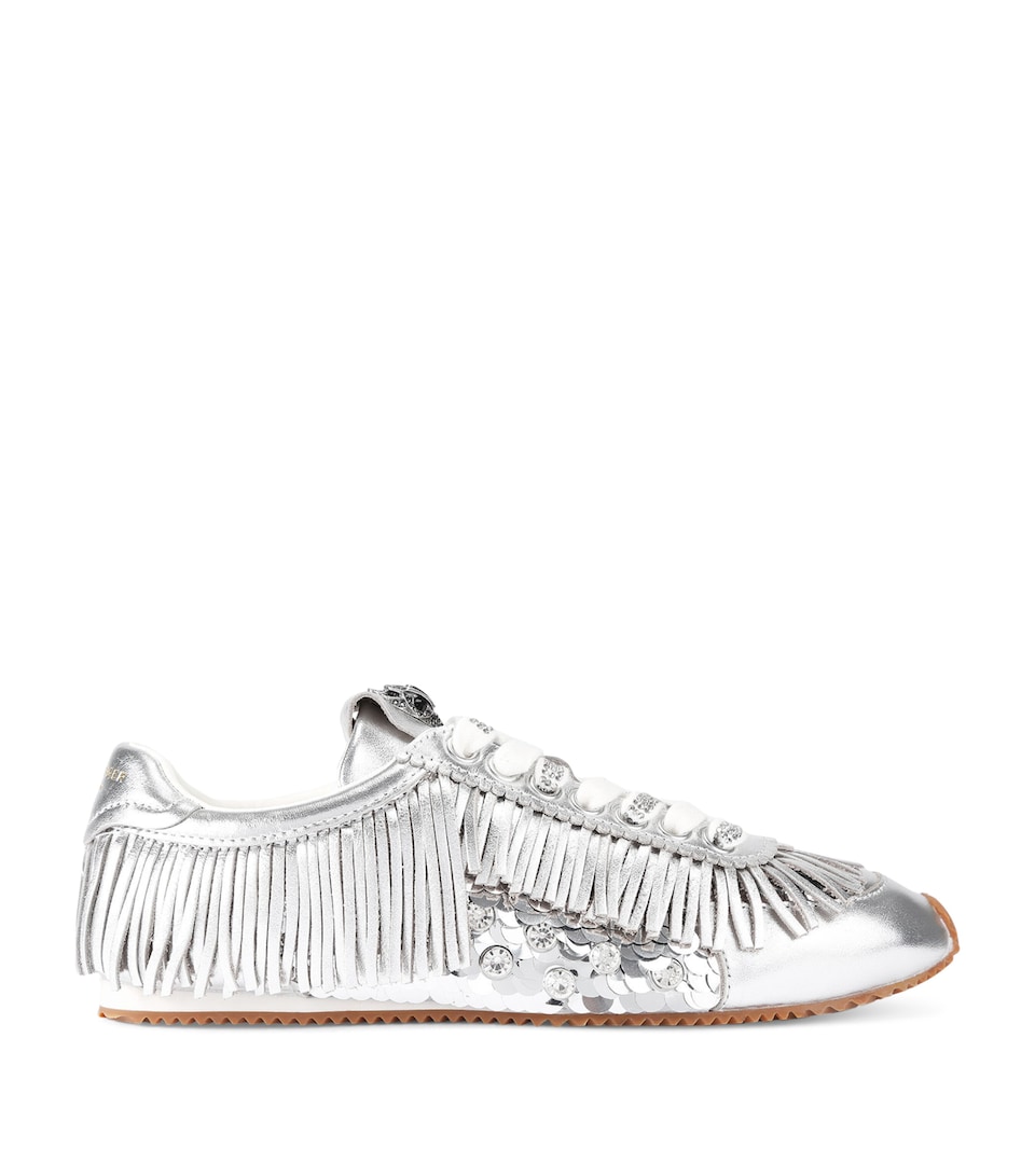 Leather Fringe Islington Sneakers