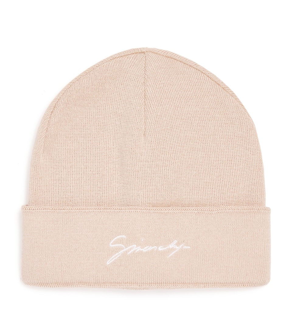 Cotton-Cashmere Logo Beanie