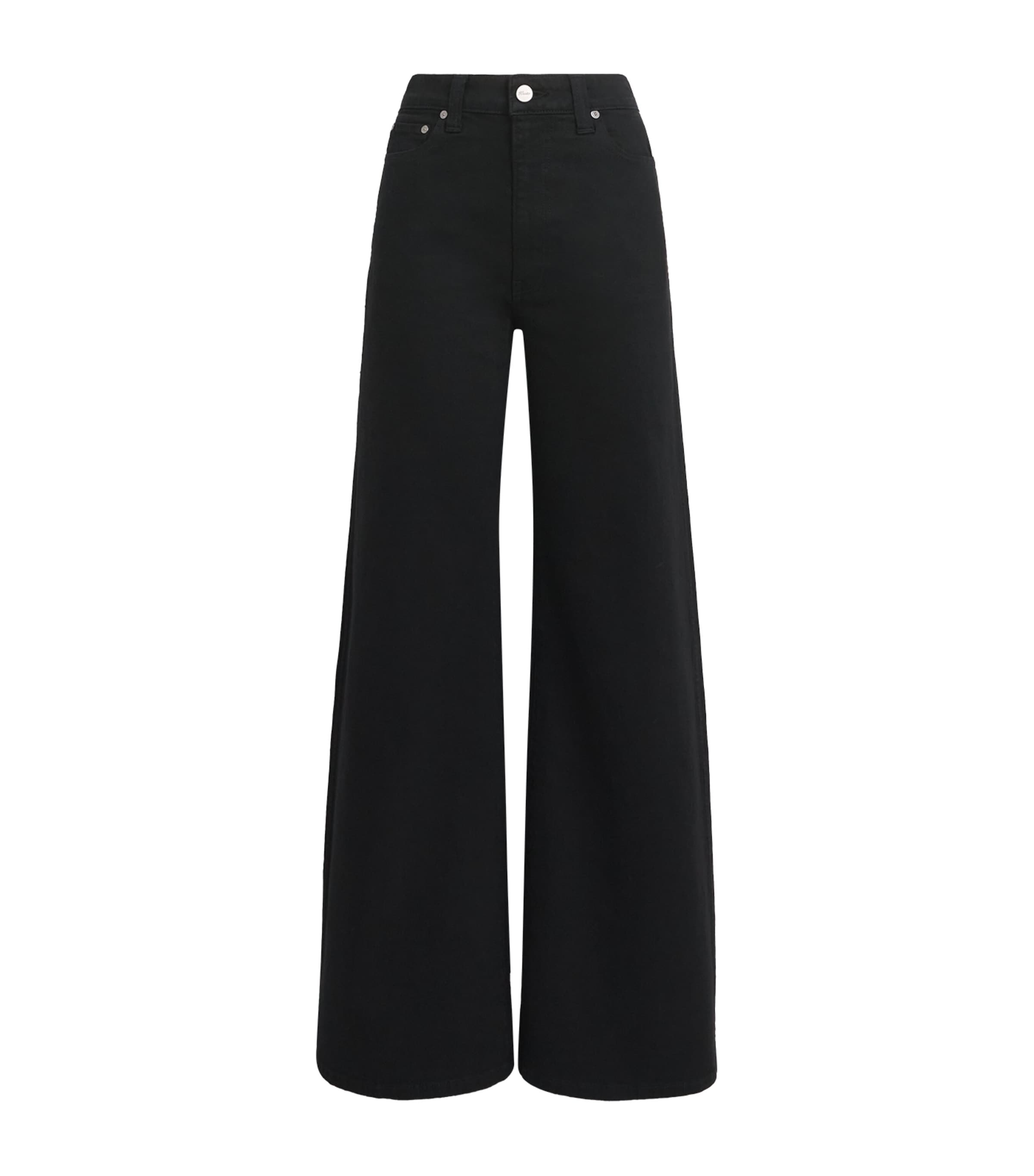 Khaite Womens Dane Wide-Leg Jeans Carlyle