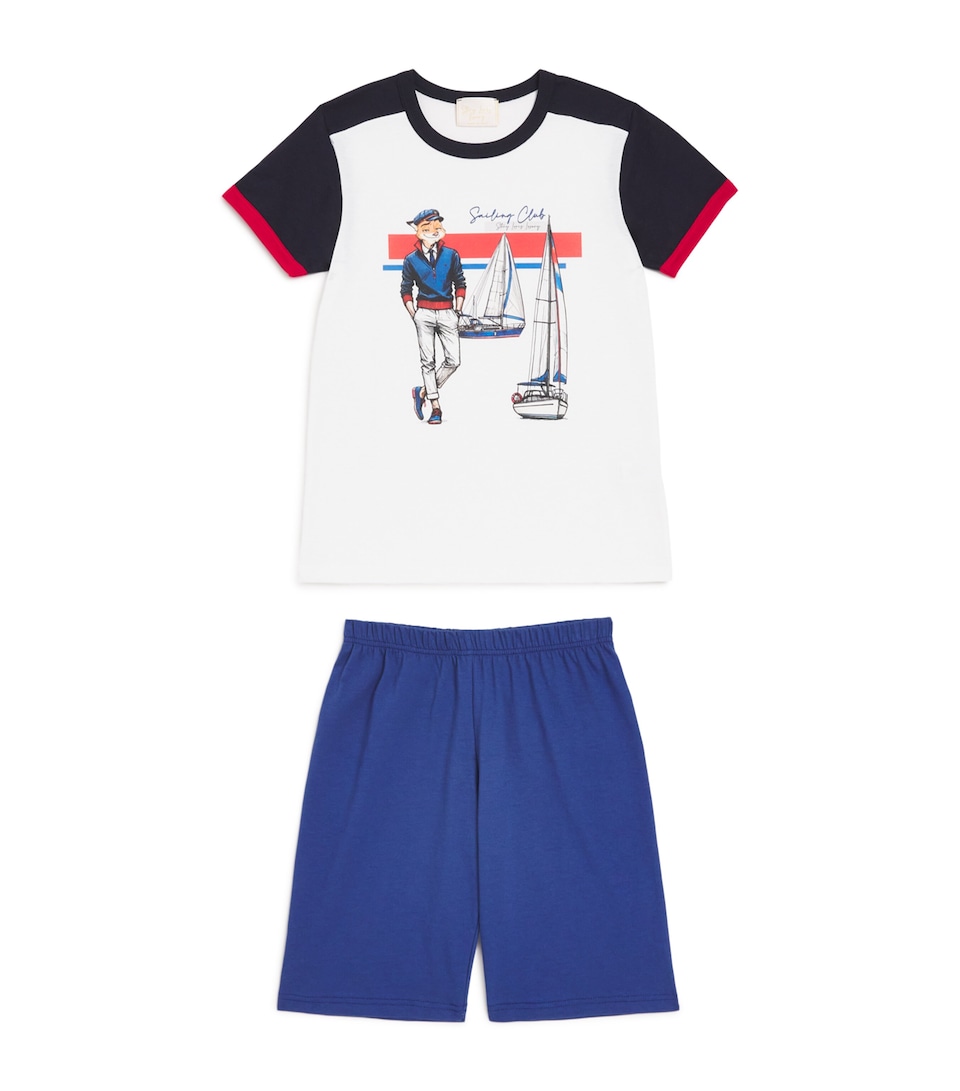 Graphic Print Pyjama Set (3-14 Years)