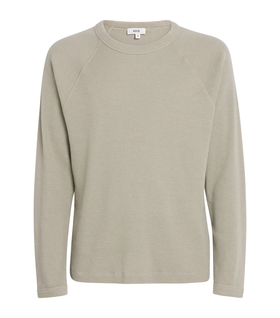 Cotton-Blend Payson Waffle T-Shirt