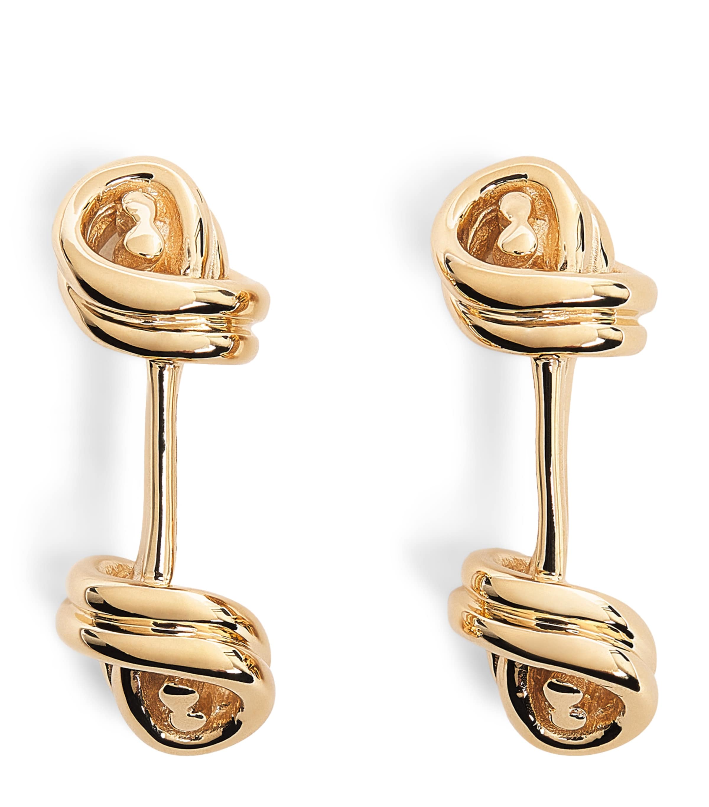 Yellow Gold Knot Cufflinks