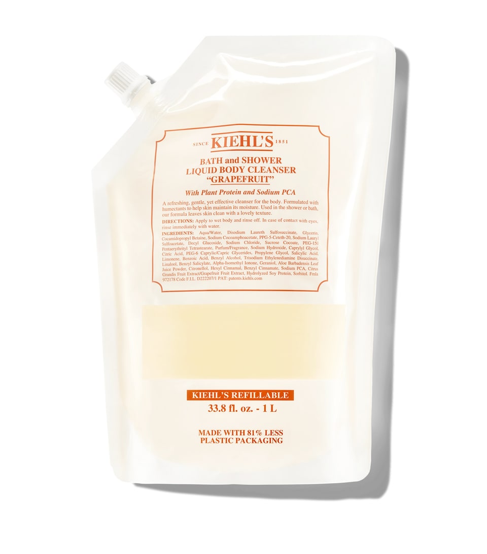 Grapefruit Bath and Shower Liquid Body Cleanser (1L) - Refill