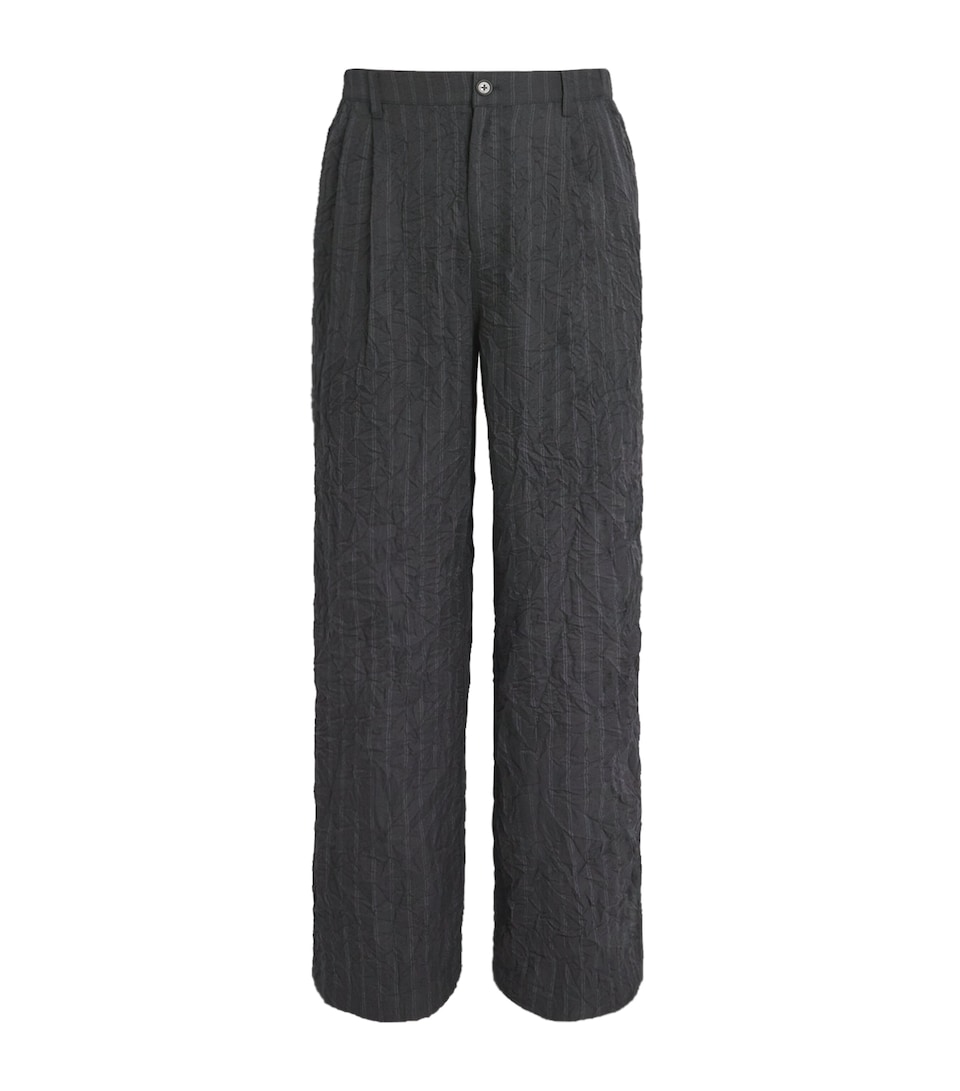 Crinkle-Effect Franco Trousers