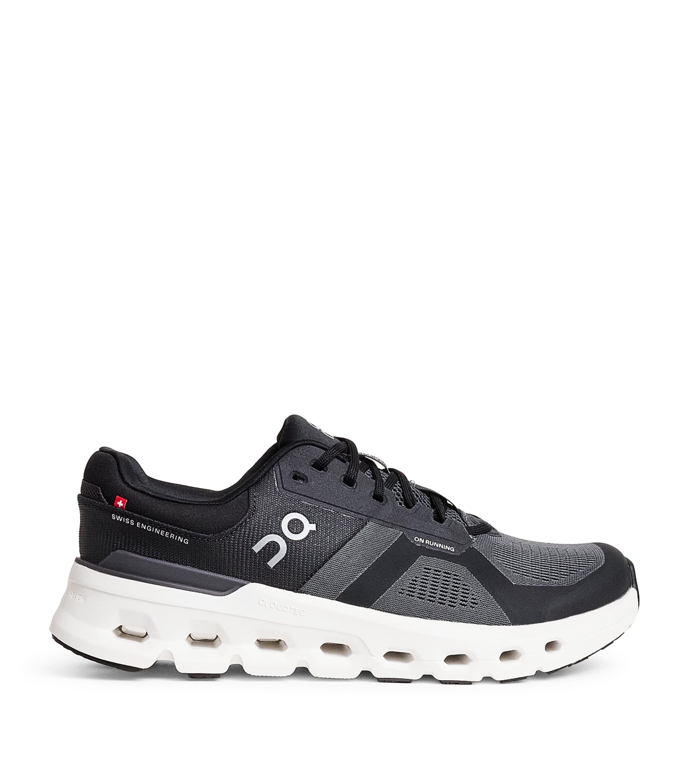 On Mens Cloudrunner 2 Trainers Eclipse | Black