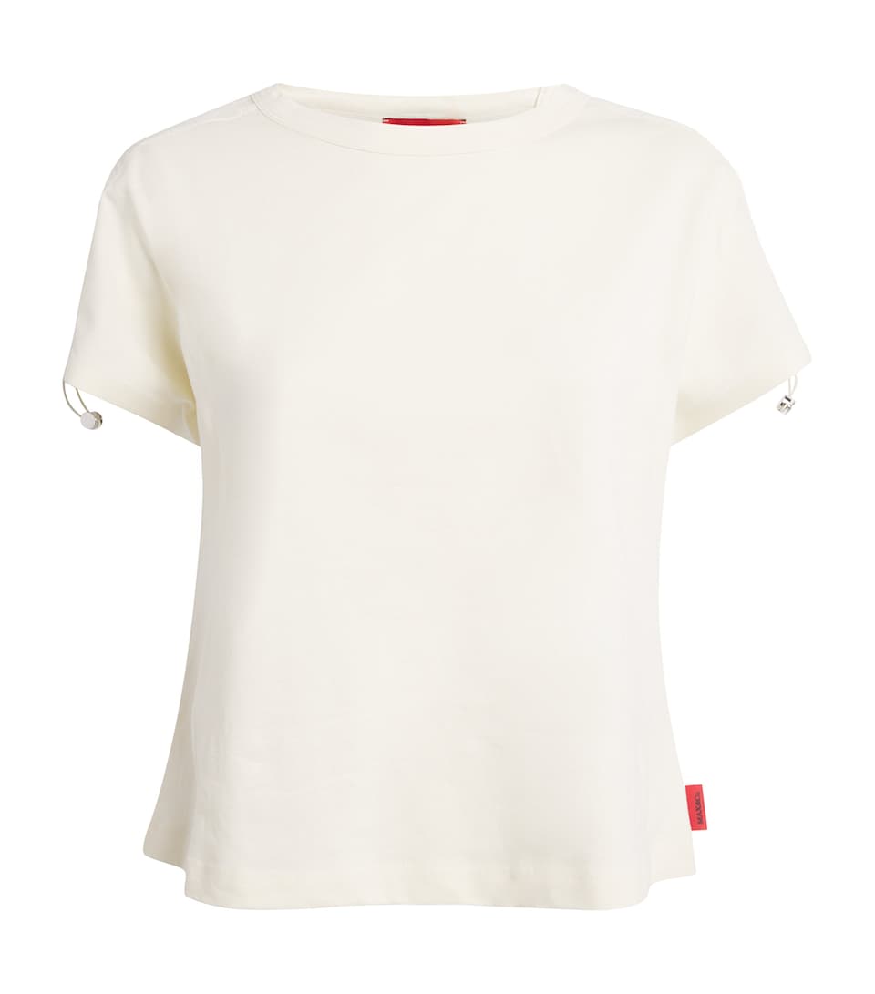Cotton Jersey and Canvas Top