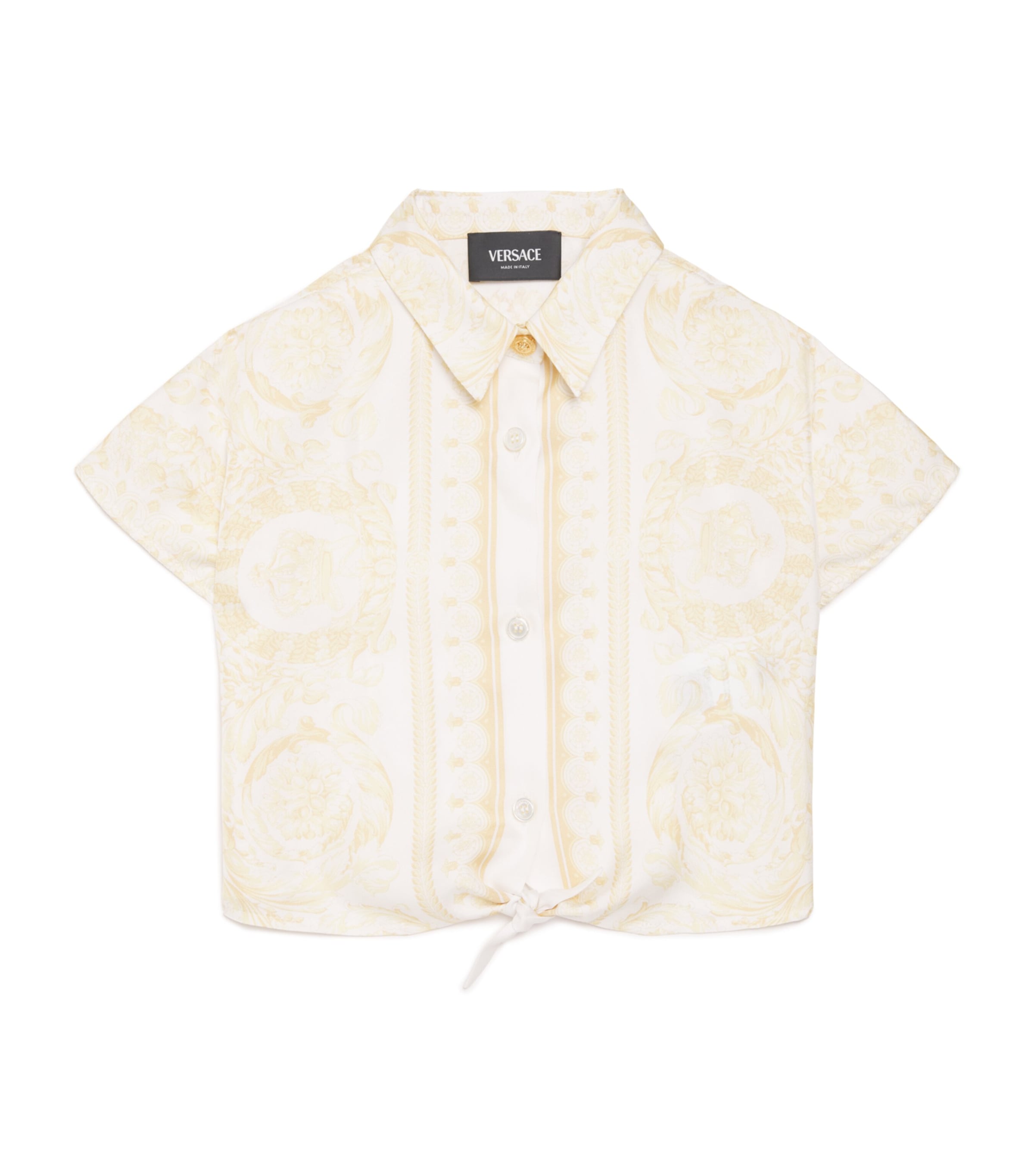 Silk Twill Barocco Shirt (6-14 Years)