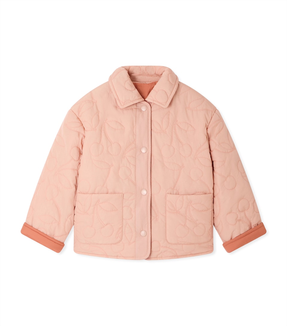 Bonpoint Quilted Molly Reversible Jacket (4-8 Years) Rose The