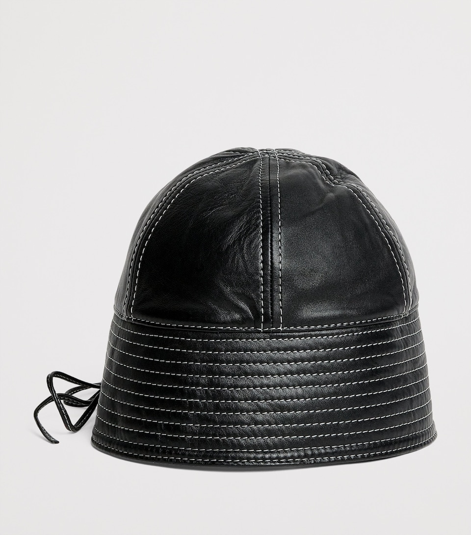 Leather Bucket Hat