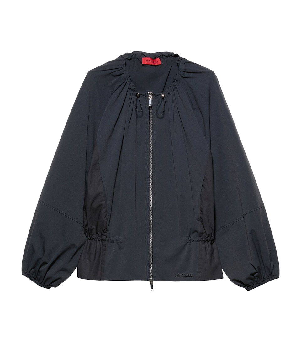 MAX&Co. Womens Technical Jersey Jacket Black
