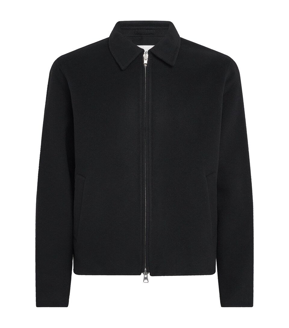 NN.07 Mens Wool-Blend Arlo Jacket Black